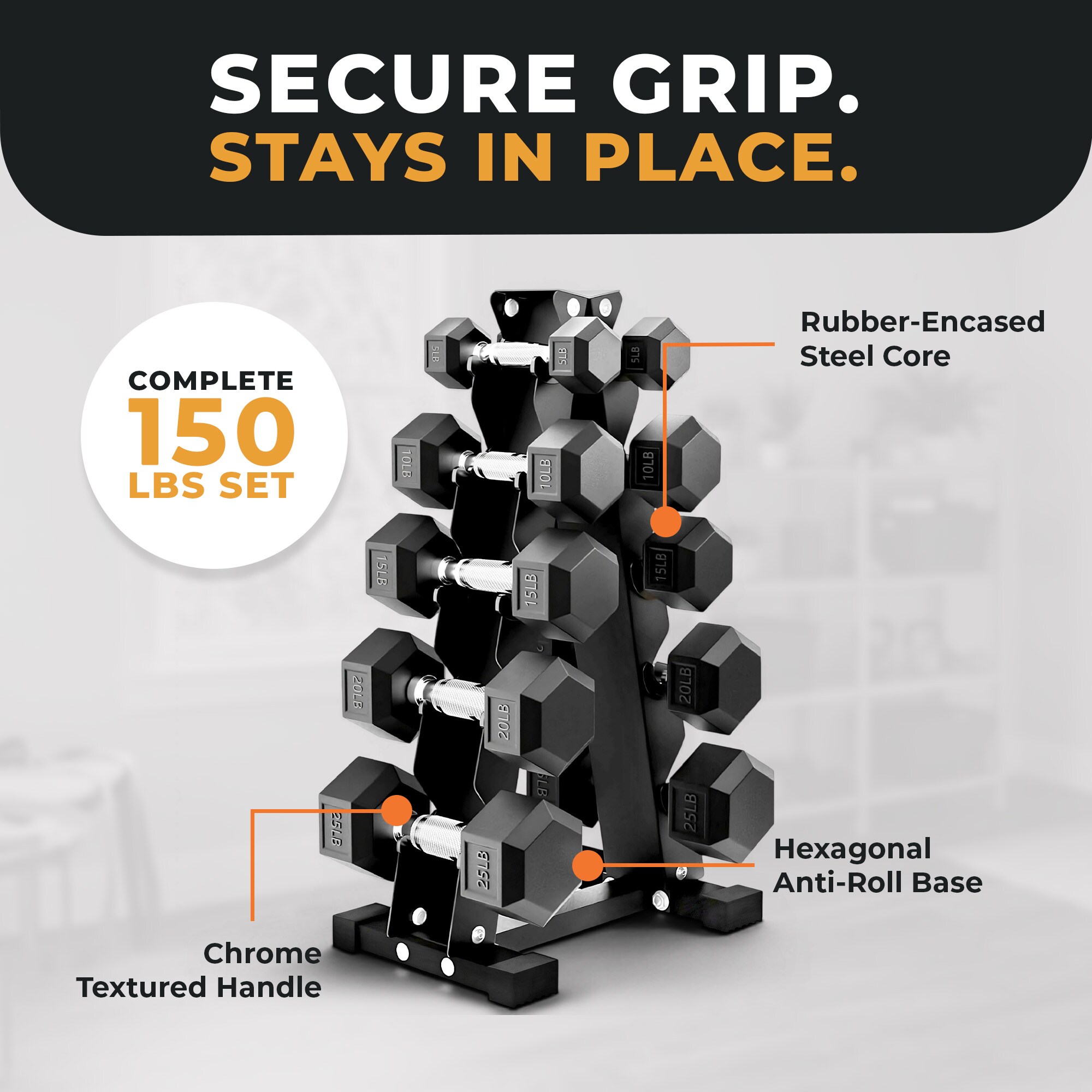 Balancefrom SP-SLADB150-MPN Barbells-Weight-Bars-Plates - View #4