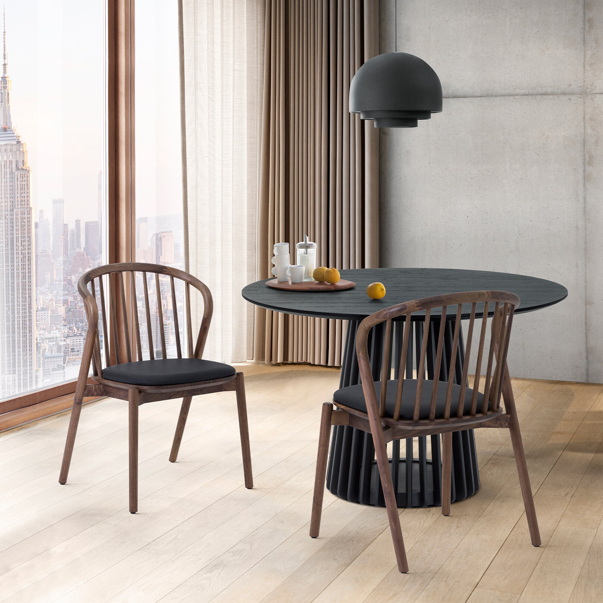 Armen Living LCECSIWABLK Dining-Chairs - View #11