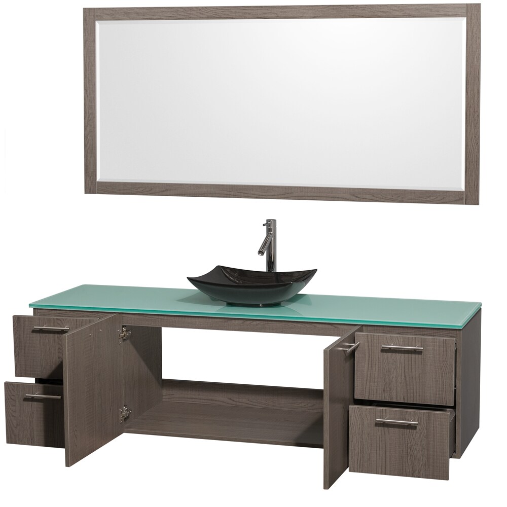Wyndham Collection WCR410072SGOGGGS4M70 Bath-Vanity-Combo - View #2