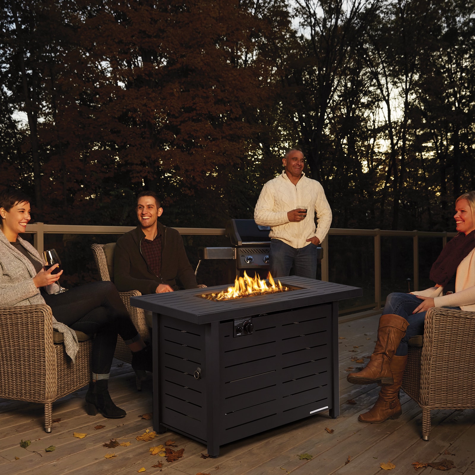 Volenca VOL-K7QH4U Outdoor-Gas-Firepits - View #2