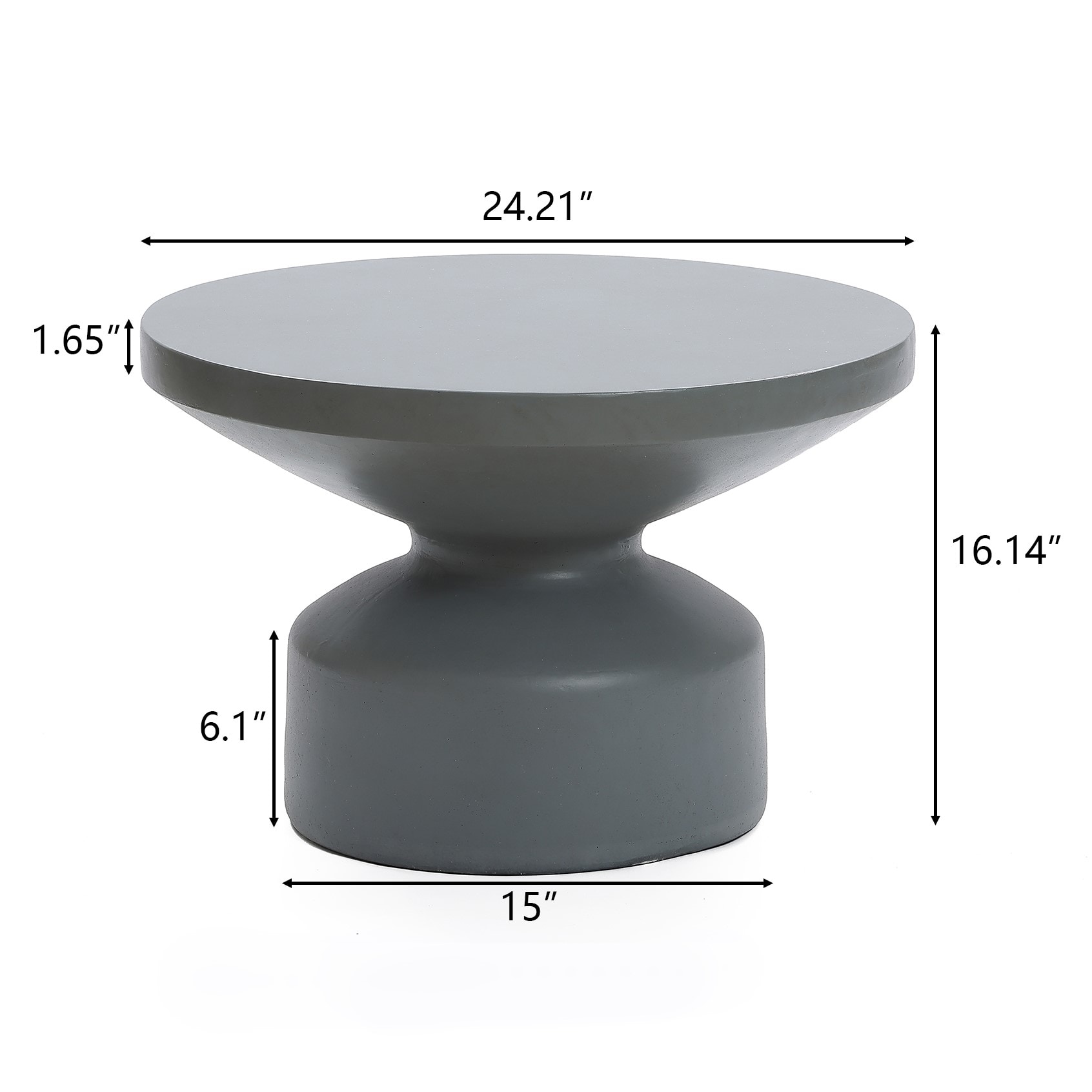 LuxenHome WHOF1751 Patio-Tables - View #9