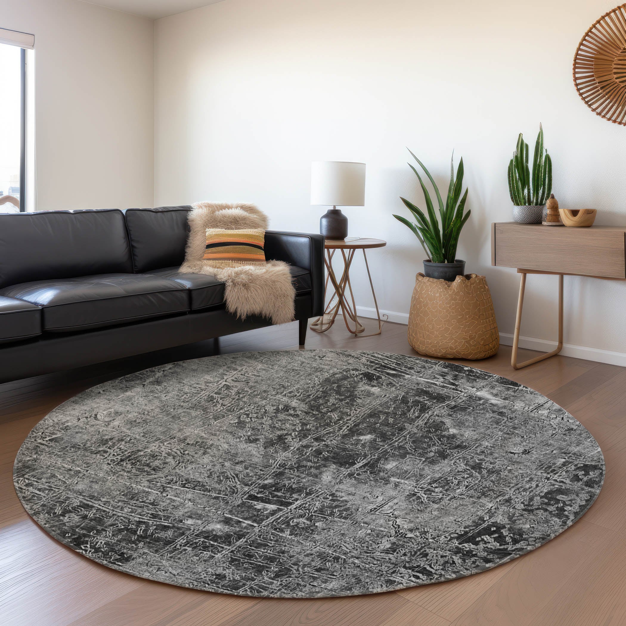 Addison Rugs AMF508GE9X12 Mayfield AMF508GE 9 x 12 (ft) Loomed Polyester Green Rectangular Indoor Abstract Machine washable Area rug
