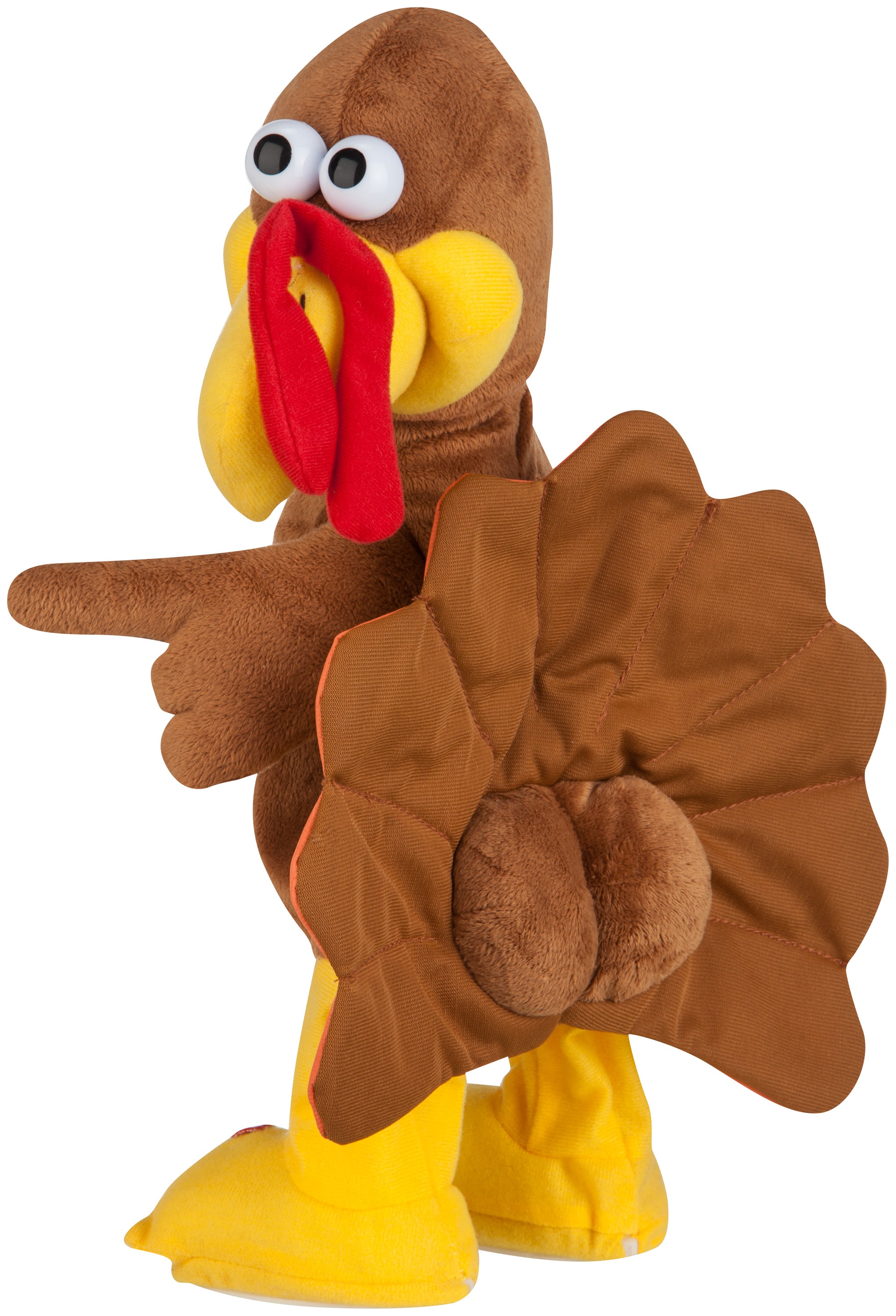 Gemmy 14.96-in Musical Animatronic Turkey Tabletop Decoration at Lowes.com