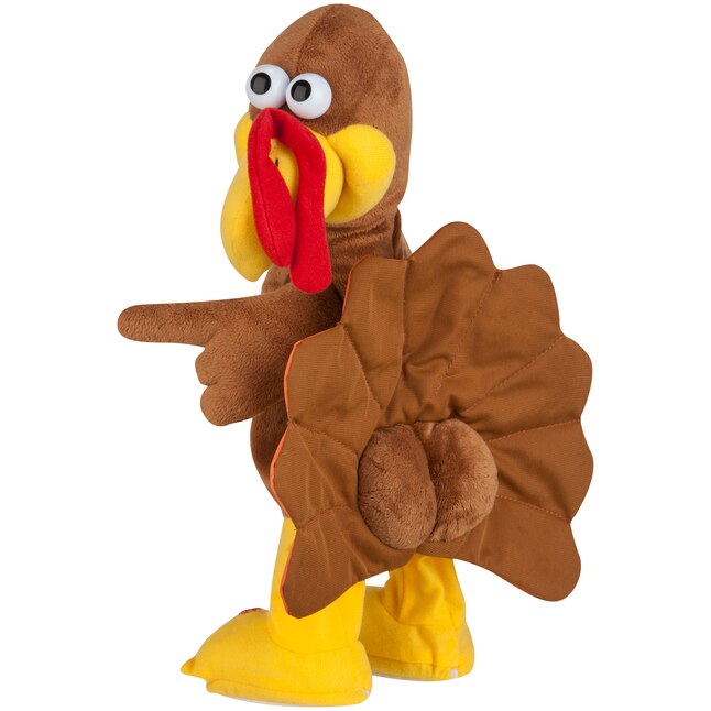 Gemmy Animated Plush-Twerking-Turkey in the Fall Decor department at  