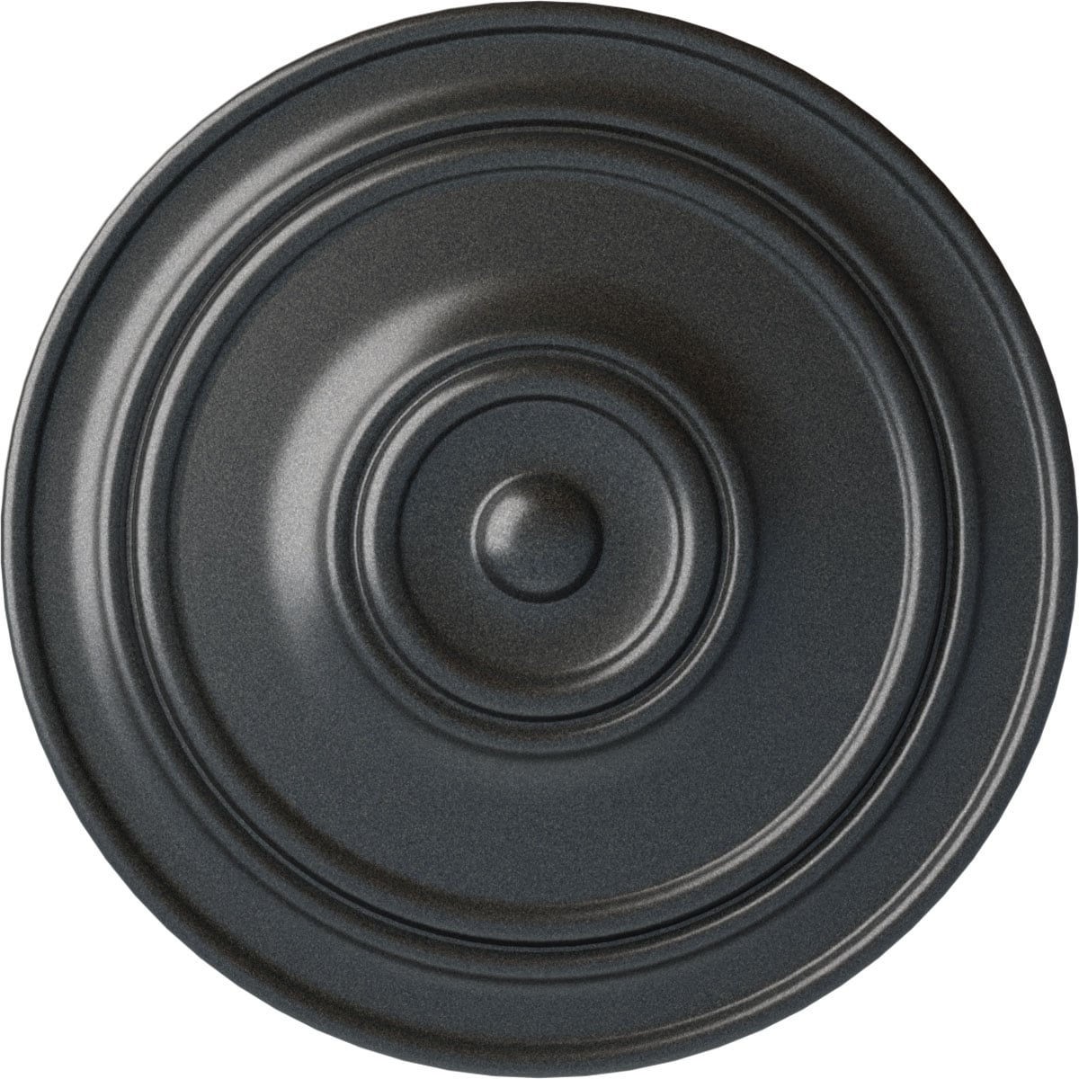 Ekena Millwork CM22CLPES Classic 21.875-in W x 21.875-in L Pewter Polyurethane Ceiling Medallion