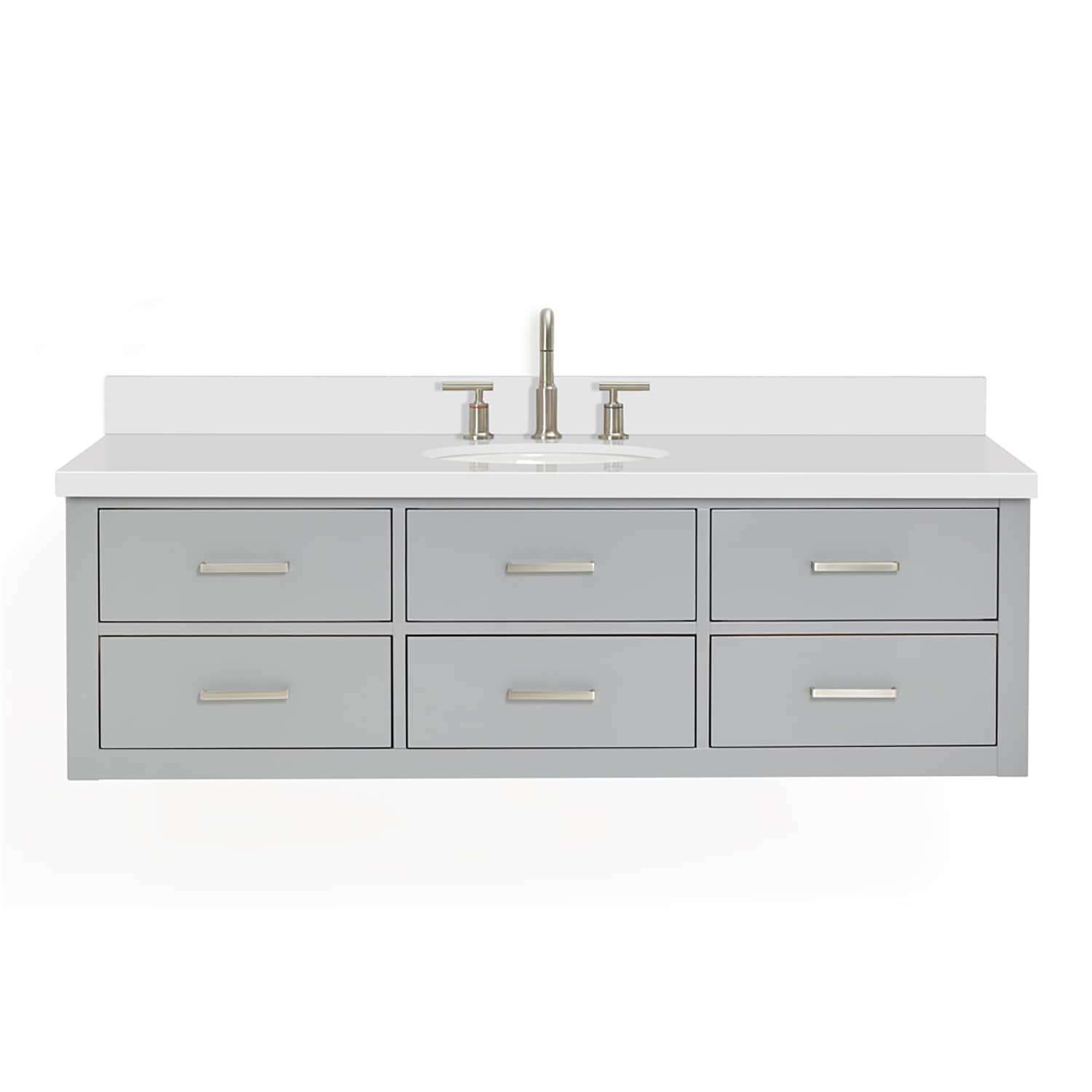 ARIEL W061SWQOVOGRY Bath-Vanity-Combo - View #2