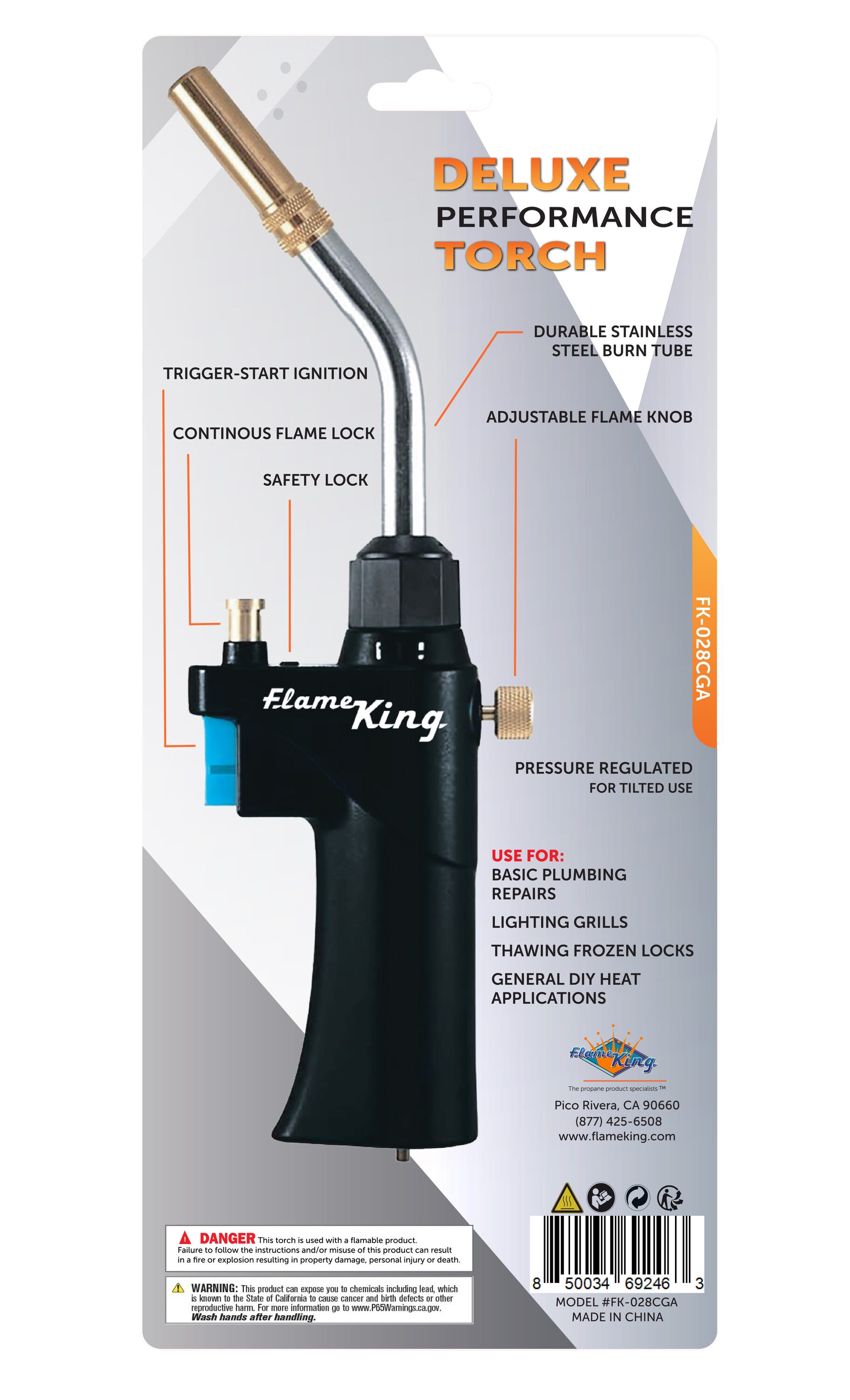 Flame King FK-028CGA Torch-Cylinders - View #3