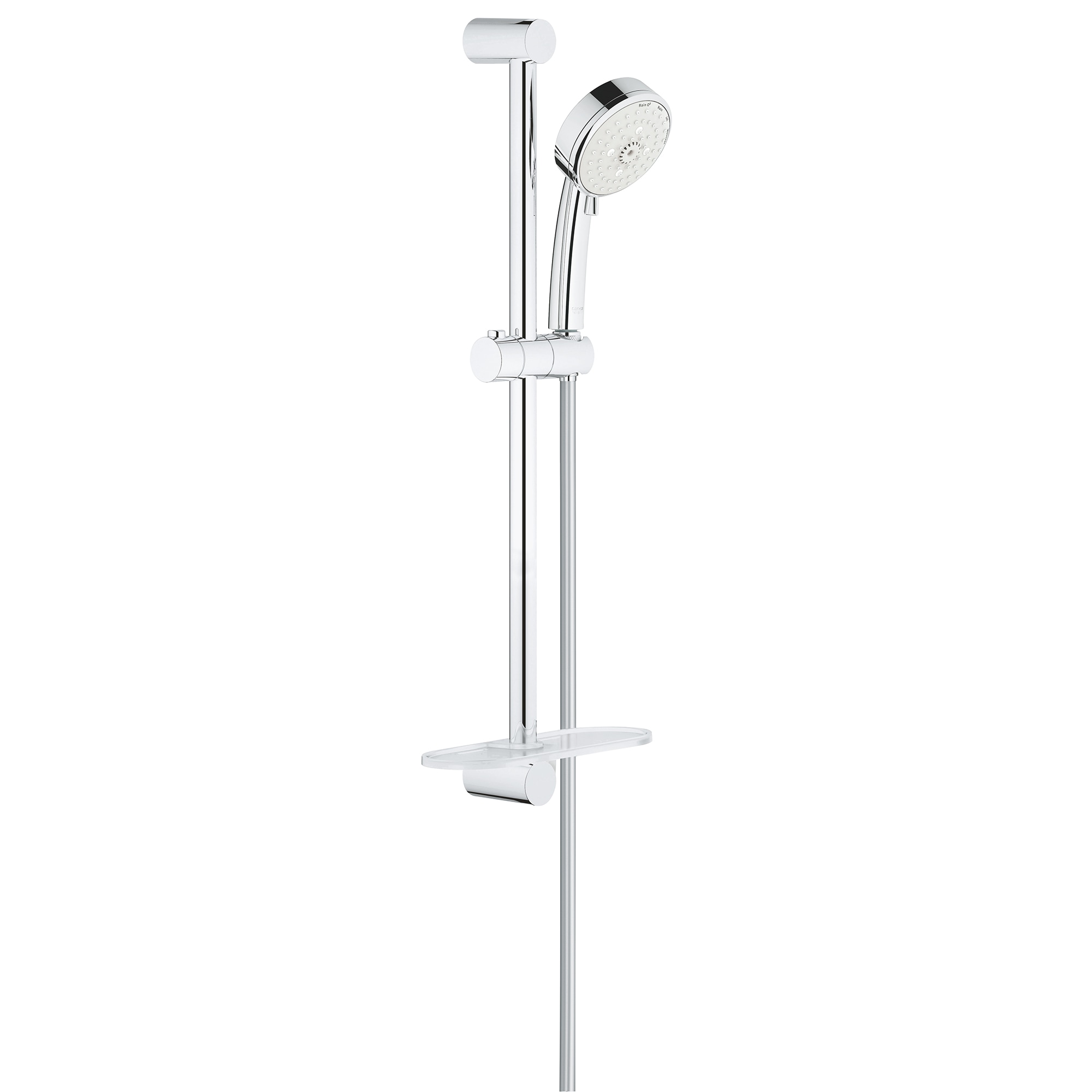 GROHE 27577002 Starlight Chrome Sold separately Handheld 3.9375-Inches Round Shower Faucet