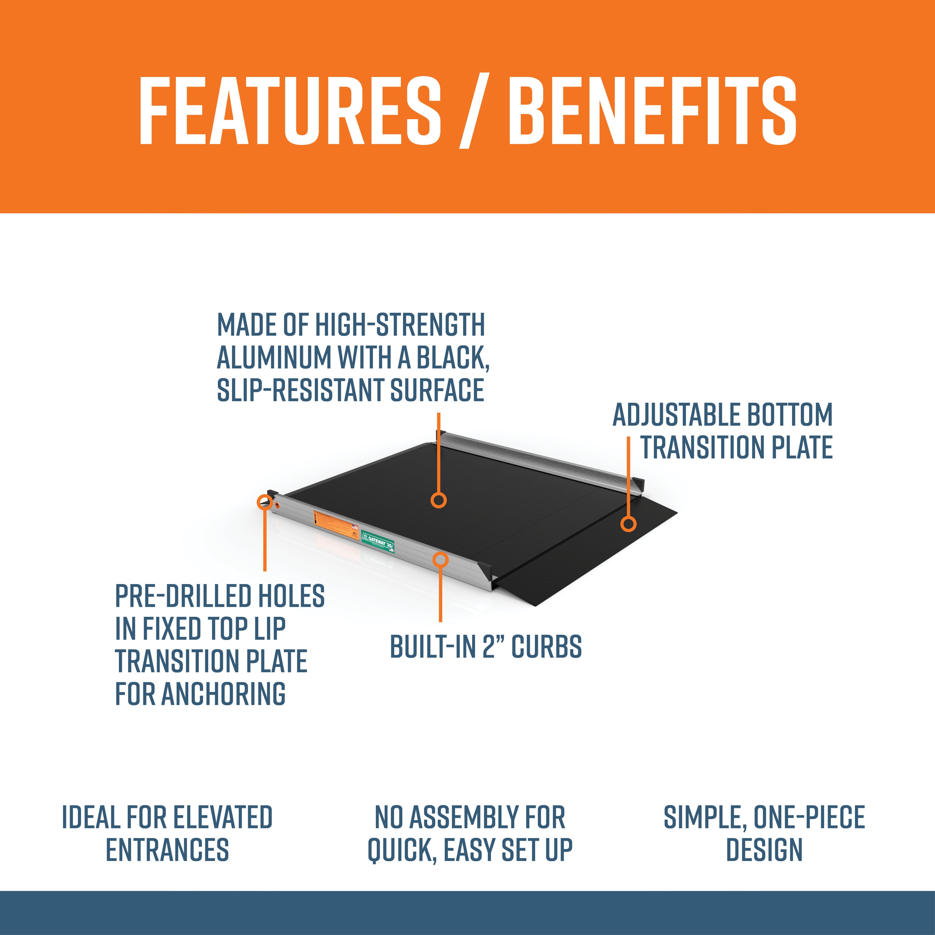 EZ-ACCESS G3G 04BLK Access-Ramps - View #2