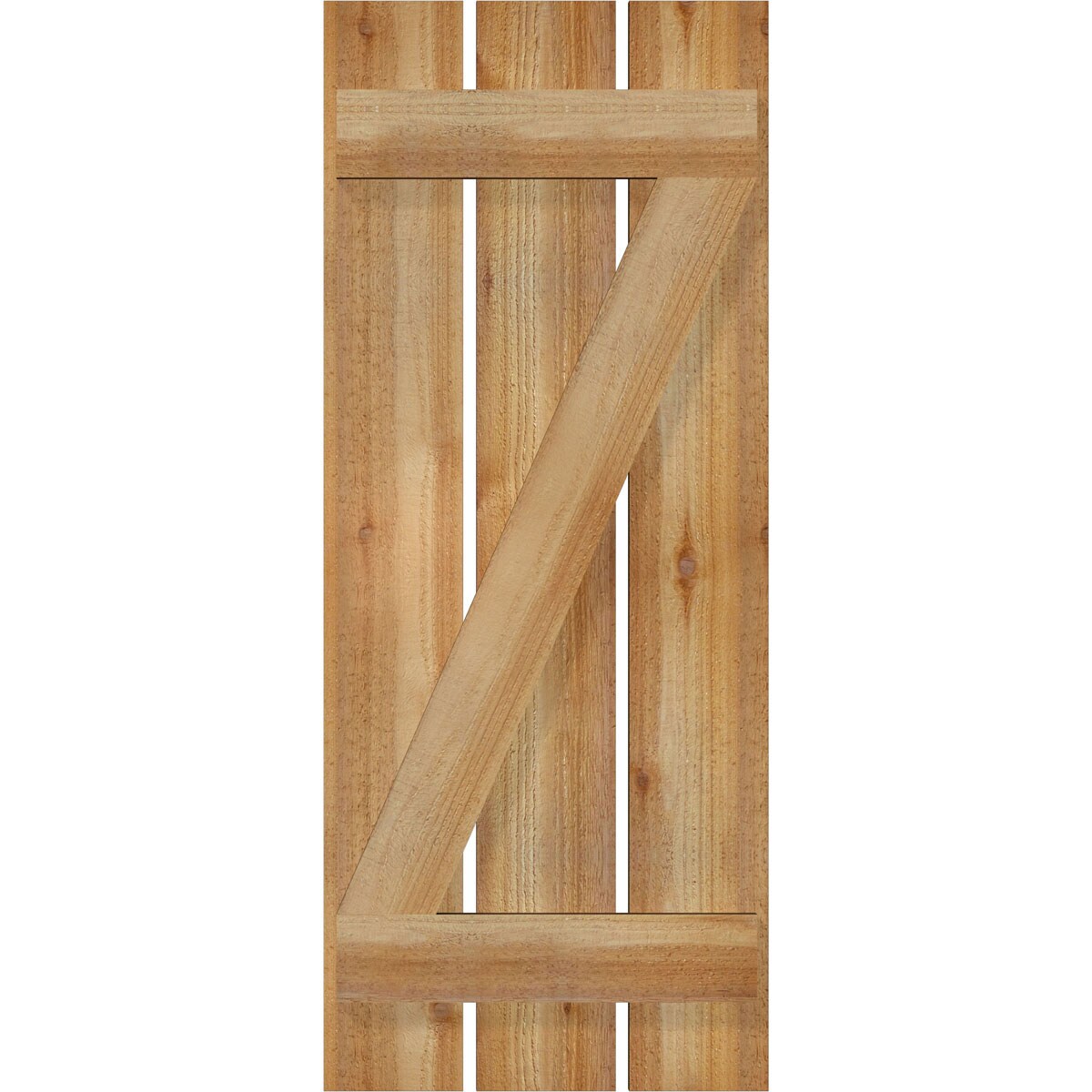Ekena Millwork RBS06Z17X042RWR Exterior-Shutters - View #5