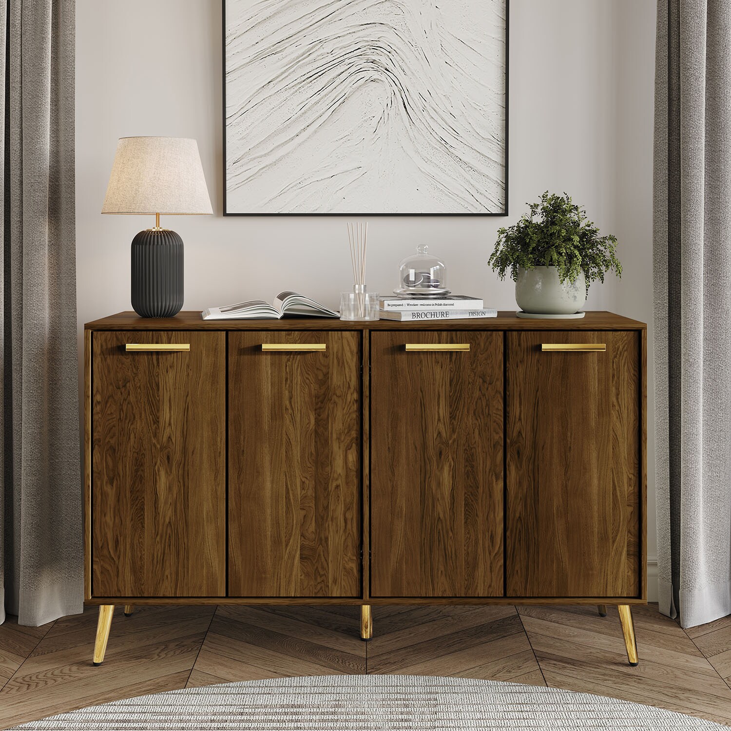 ChaletPosh C4007SB-BN Dining-Kitchen-Storarge - View #2