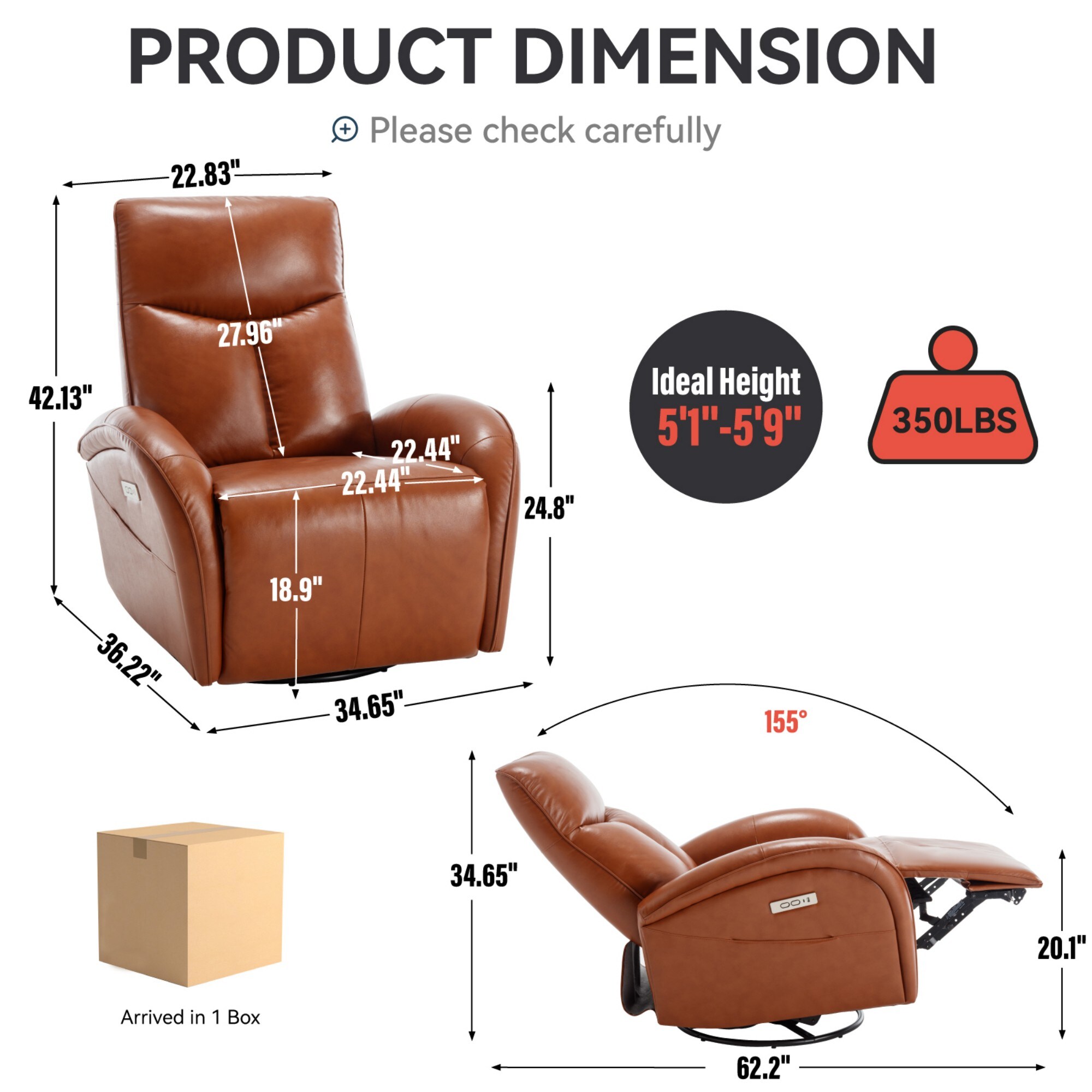 Clihome CL-CO96625 recliners - View #4