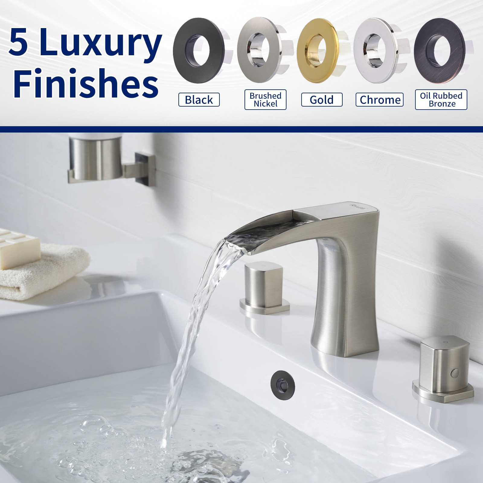 Matte Black Brass Sink Overflow Hole Cover