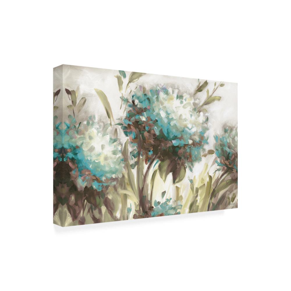 Trademark Fine Art Framed 16-in H x 24-in W Floral Print on Canvas at ...