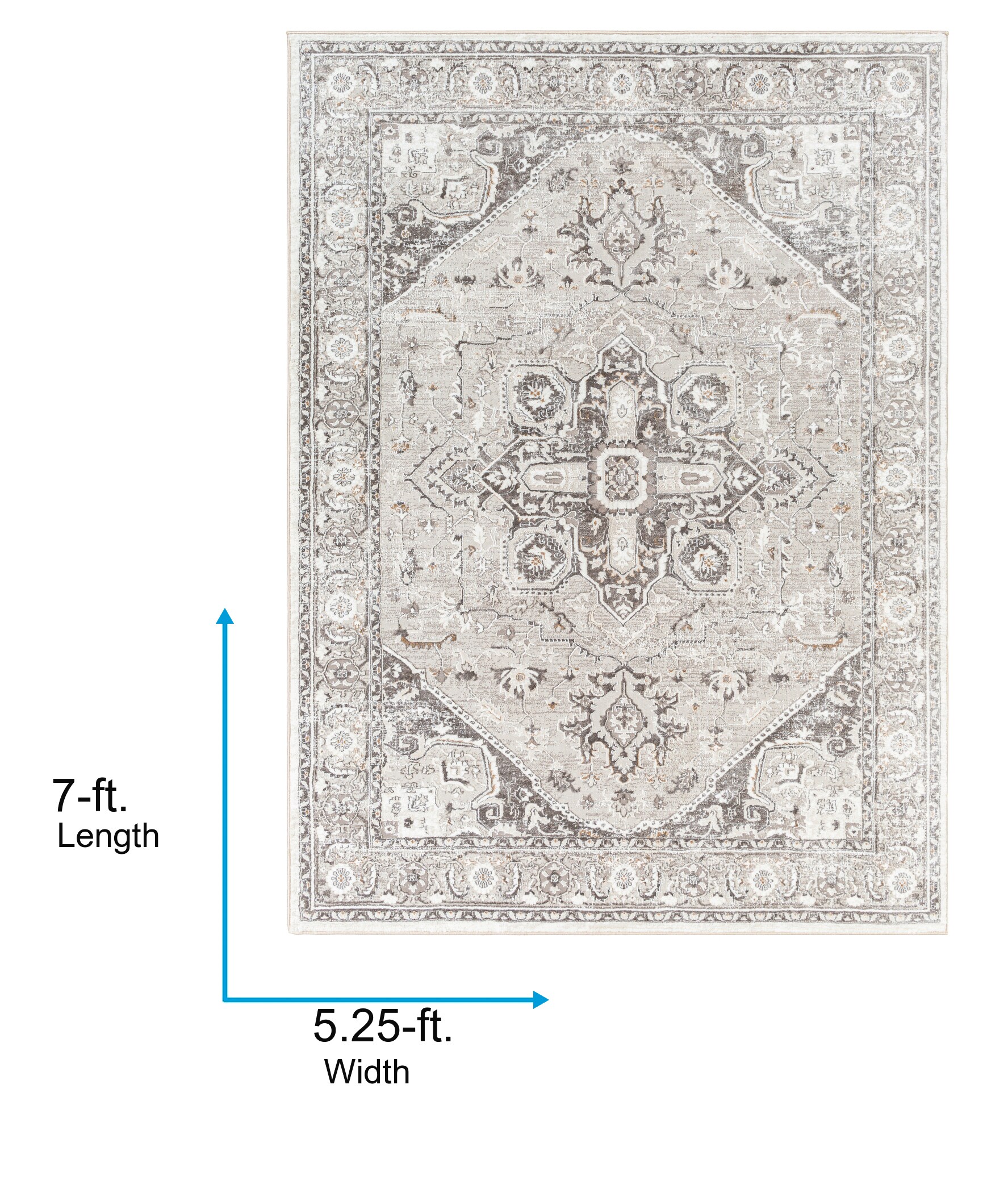 Livabliss Allegro ALG-2325 5ft.3in. x 7ft. Rug in the Rugs department ...