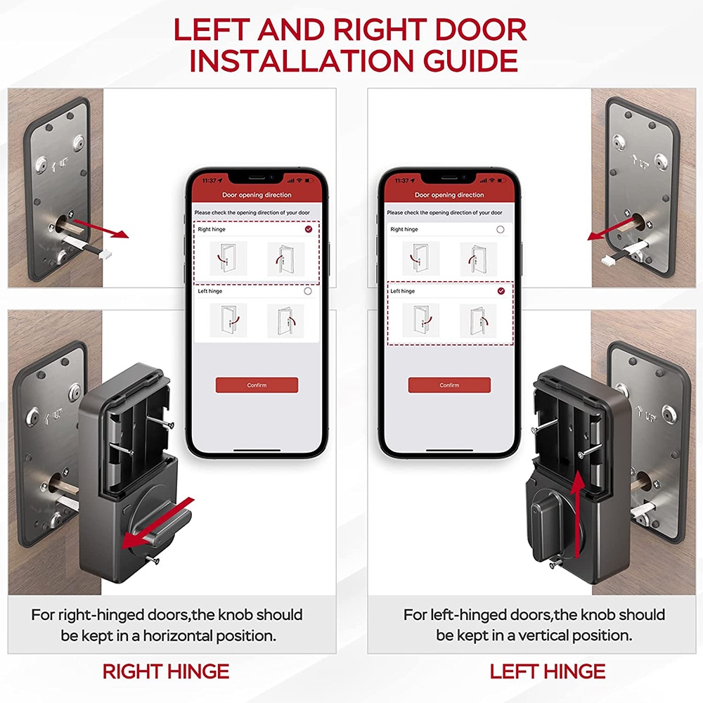 Geek Smart F502BK Electronic-Door-Locks - View #5