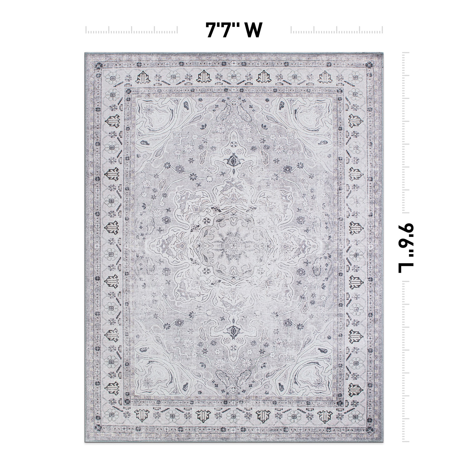 World Rug Gallery 5061GRAY8X10 rugs - View #4
