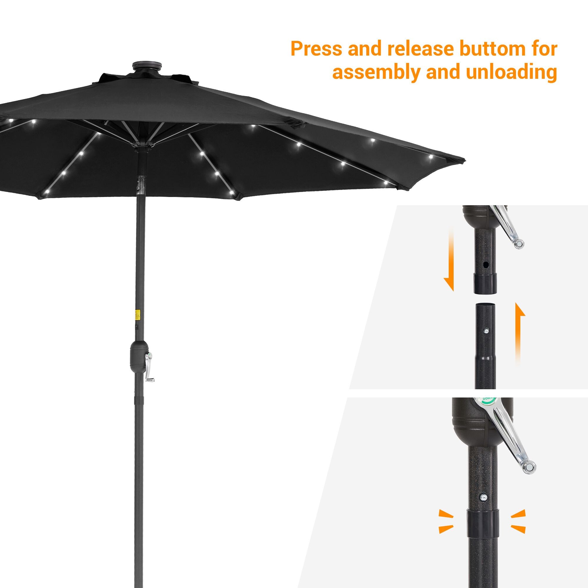 Sonkuki SD-TJLED09BK Umbrellas-2 - View #8
