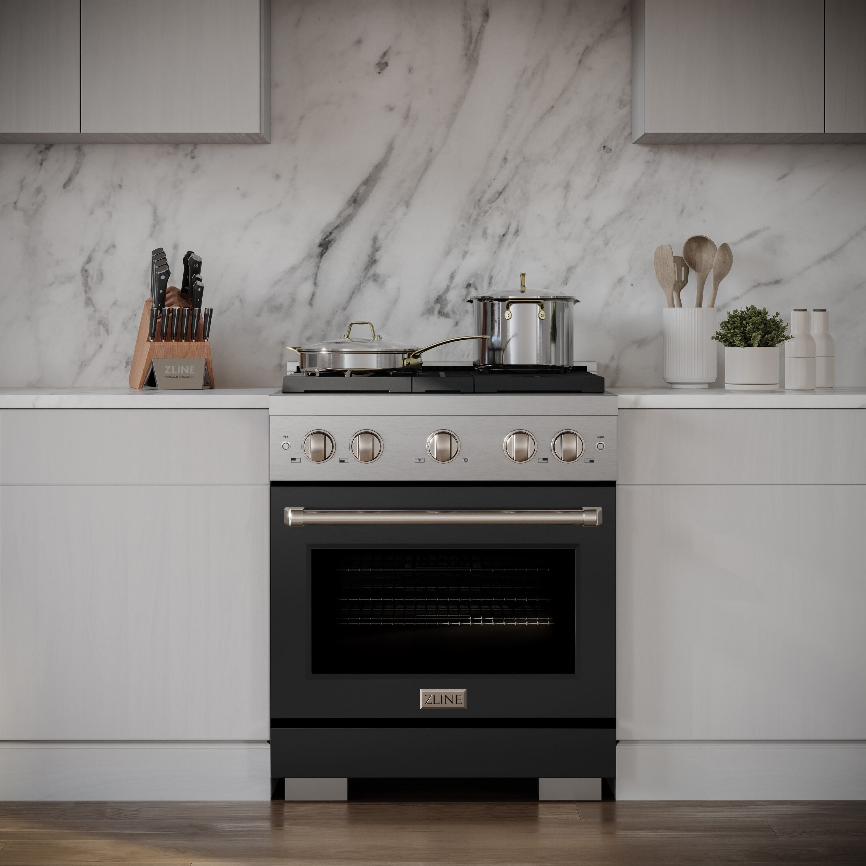 ZLINE KITCHEN & BATH SGR-BLM-30 Freestanding-Gas-Ranges - View #12