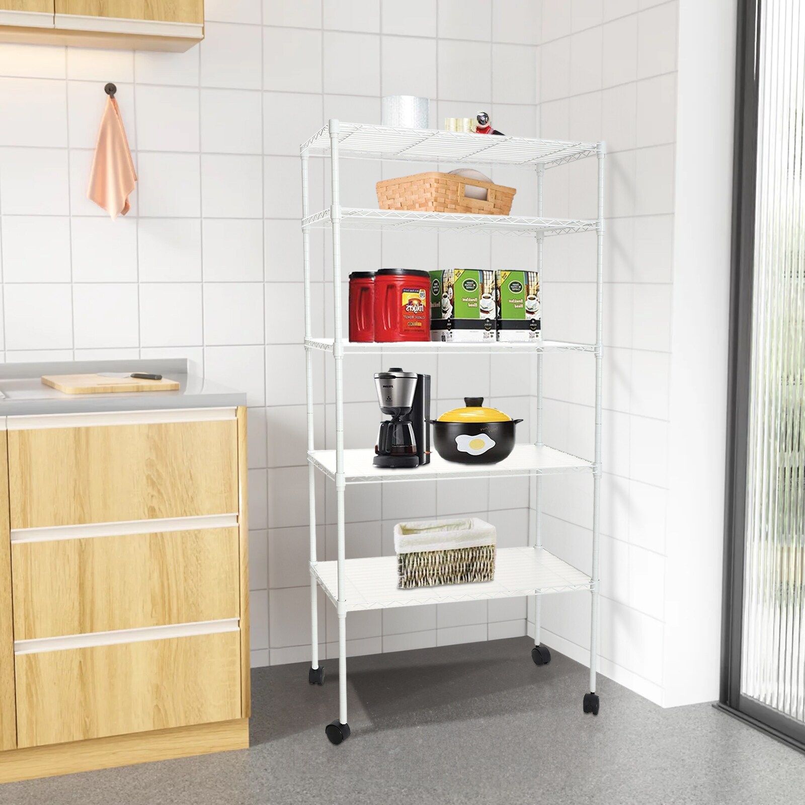 Siavonce XYD-ZX-HE01-BU Free-Standing-Shelving - View #6