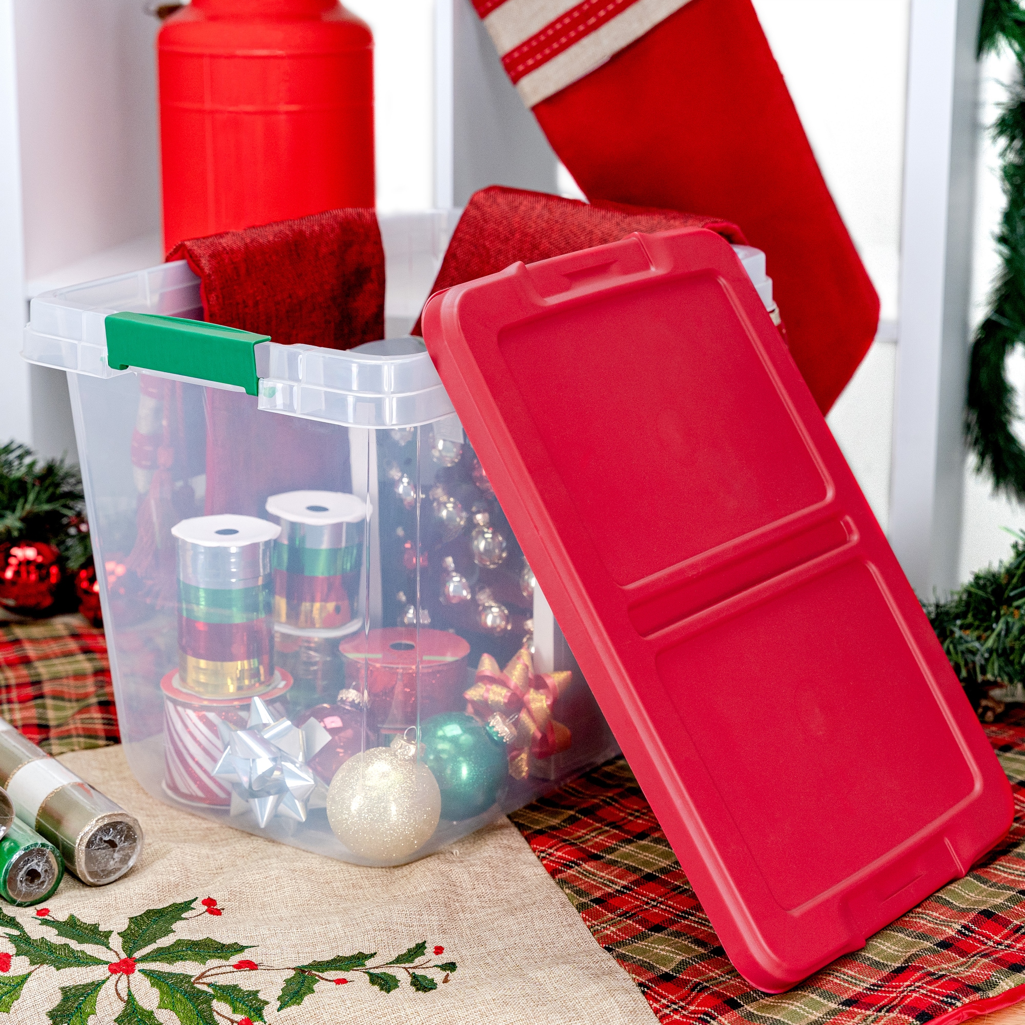 Find good deals on after-holiday storage bags and bins 
