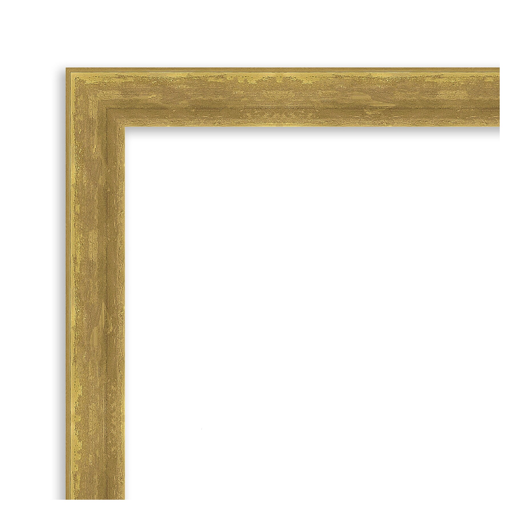 Amanti Art Angled Gold Frame 21.25-in W x 27.25-in H Angled Gold Framed ...