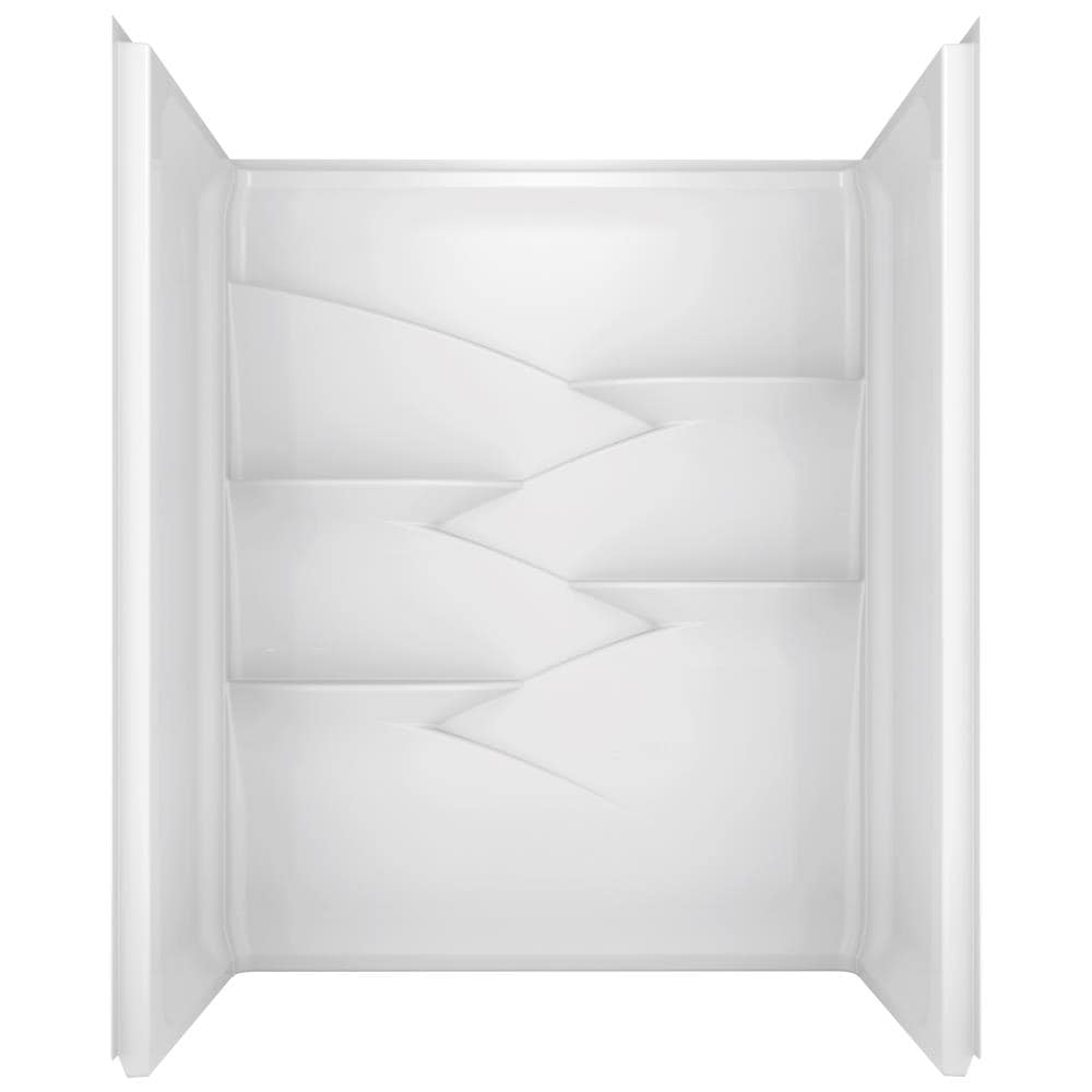 Laurel 60-in W x 32-in D x 60-in H High Gloss White Panel Kit Shower Wall Surround | - Delta B67311-6032-WH