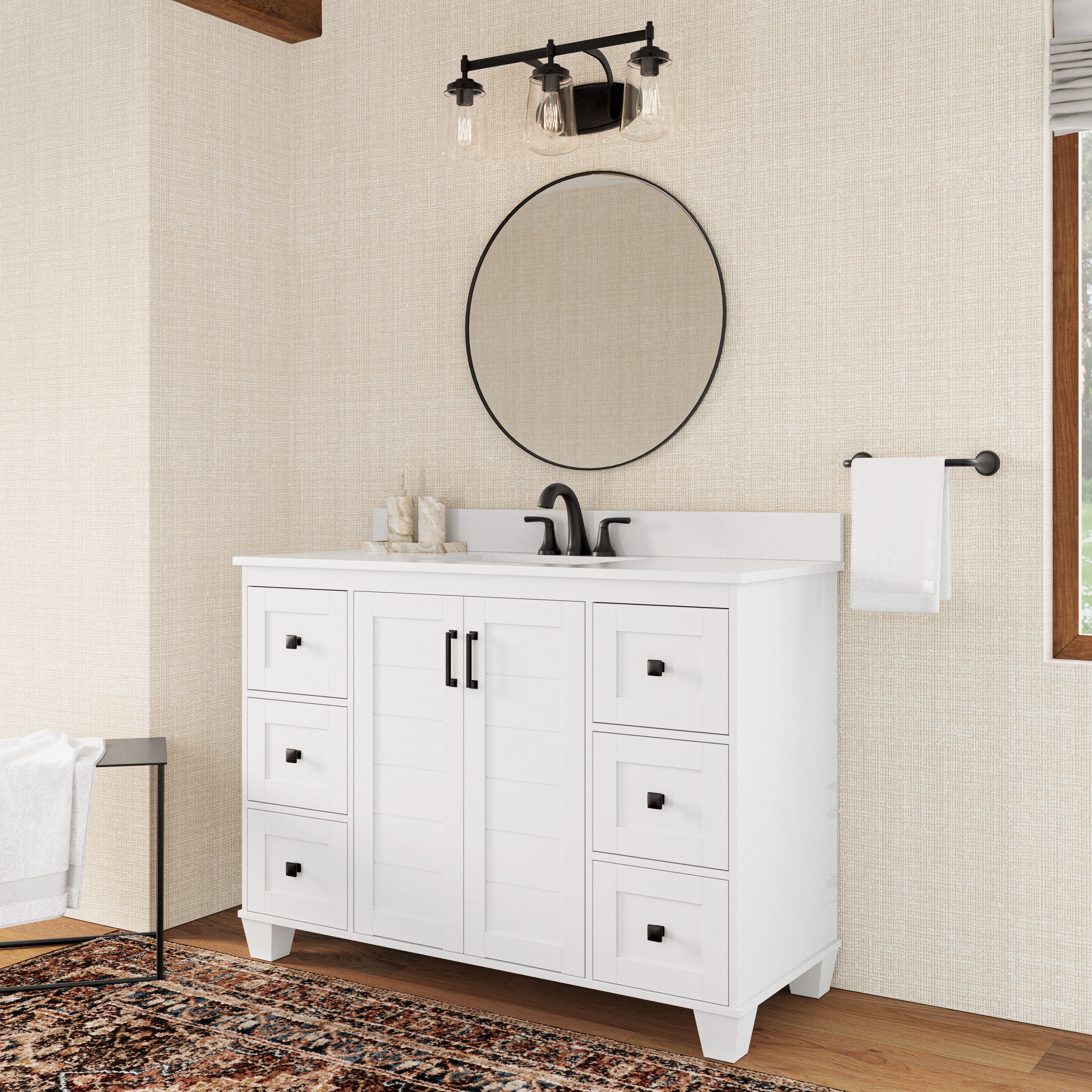 allen + roth LWS48GBV Bath-Vanity-Combo - View #4