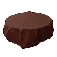 37.99-in Brown Round Firepit Cover