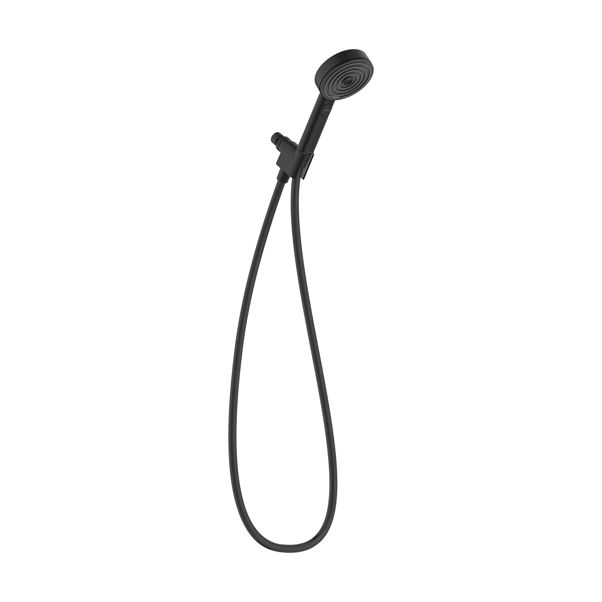 Hansgrohe 04918670 3.0 -Spray Matte Black 4.25-in Round Fixed Shower Head 1.75 GPM