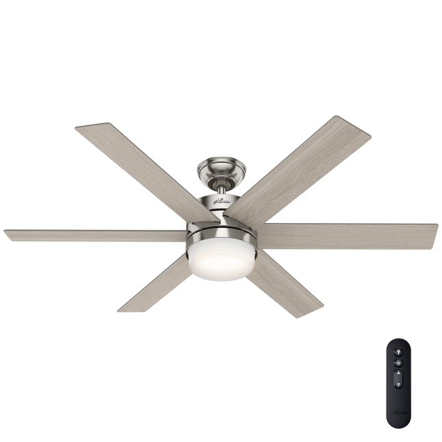 Brushed Nickel Led Indoor Ceiling Fan, How To Switch Hunter Ceiling Fan Direction