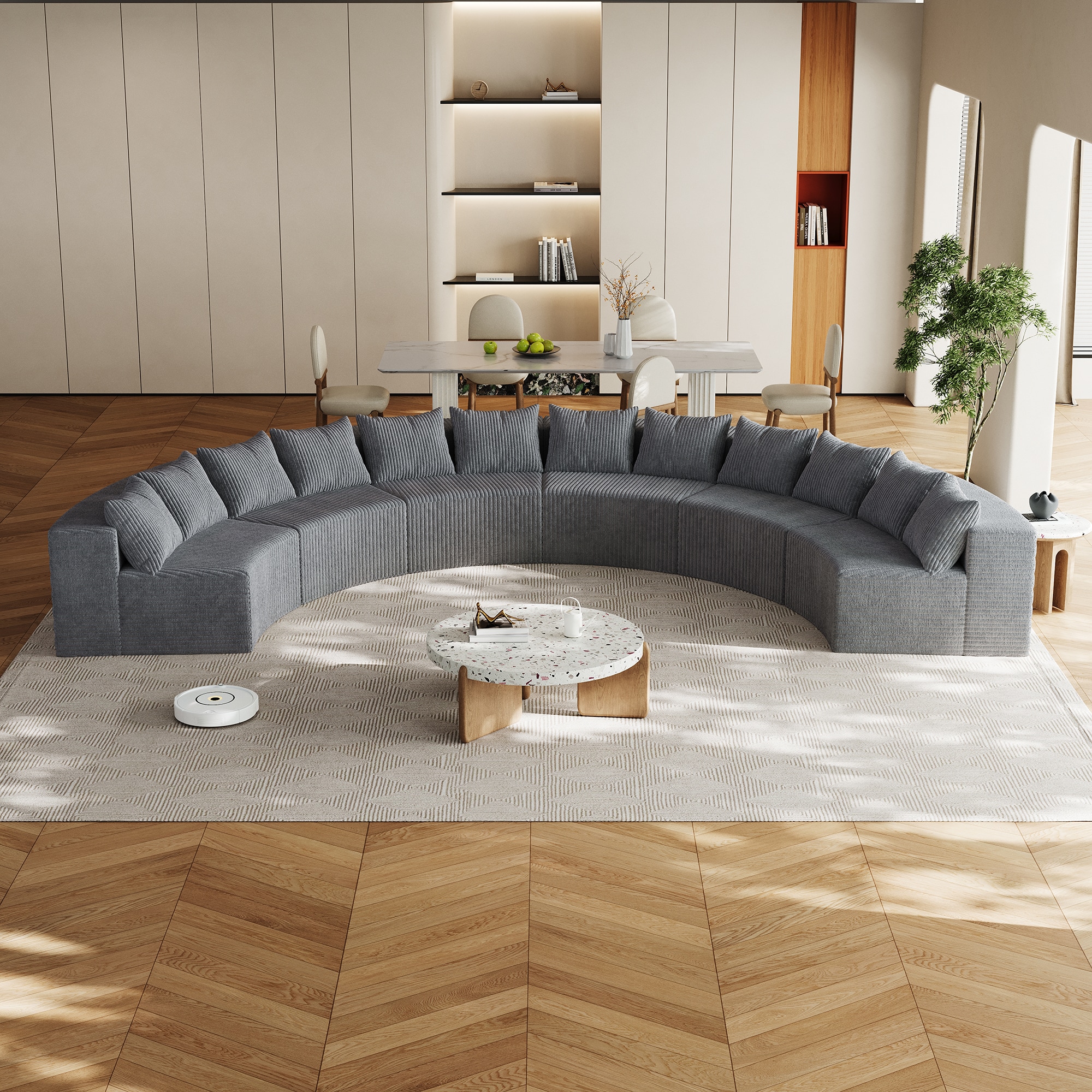 SINOFURN SYA020330GY Sofas-Loveseats - View #4