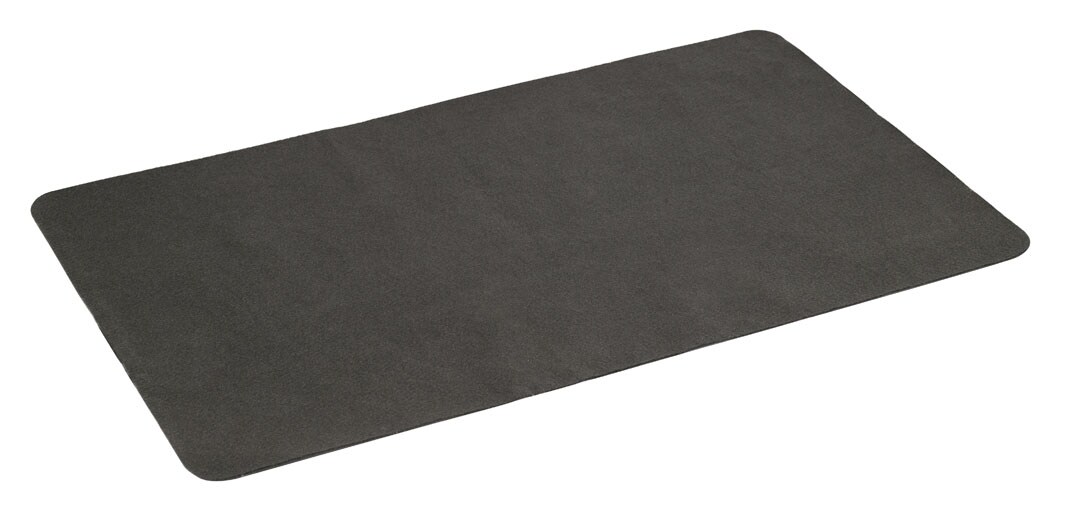The Gas Grill Splatter Mat SPL-60-C Black Non-woven Polypropylene Rectangular Grill Mat