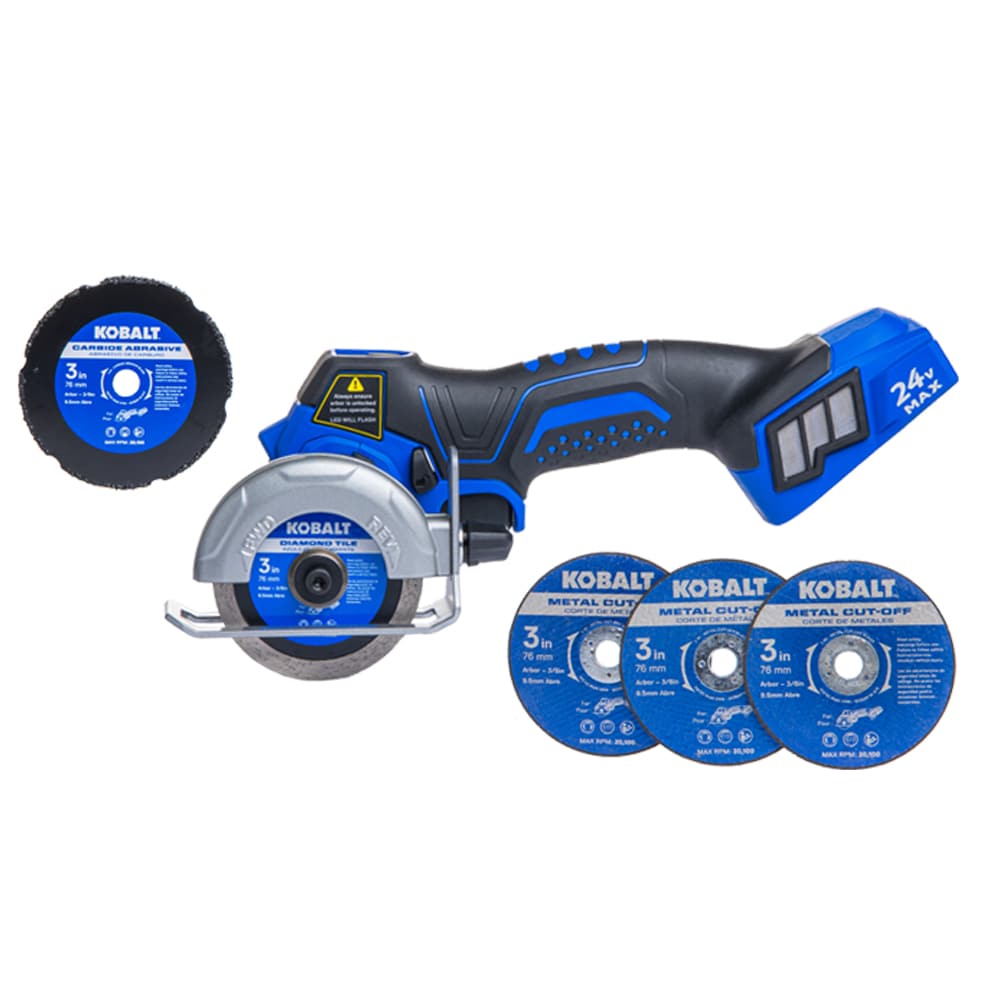 Kobalt 3 in 24 volt Trigger Switch Brushless Cordless Multi material Cutter Charger Not Included KMC 224B 03 at Lowes