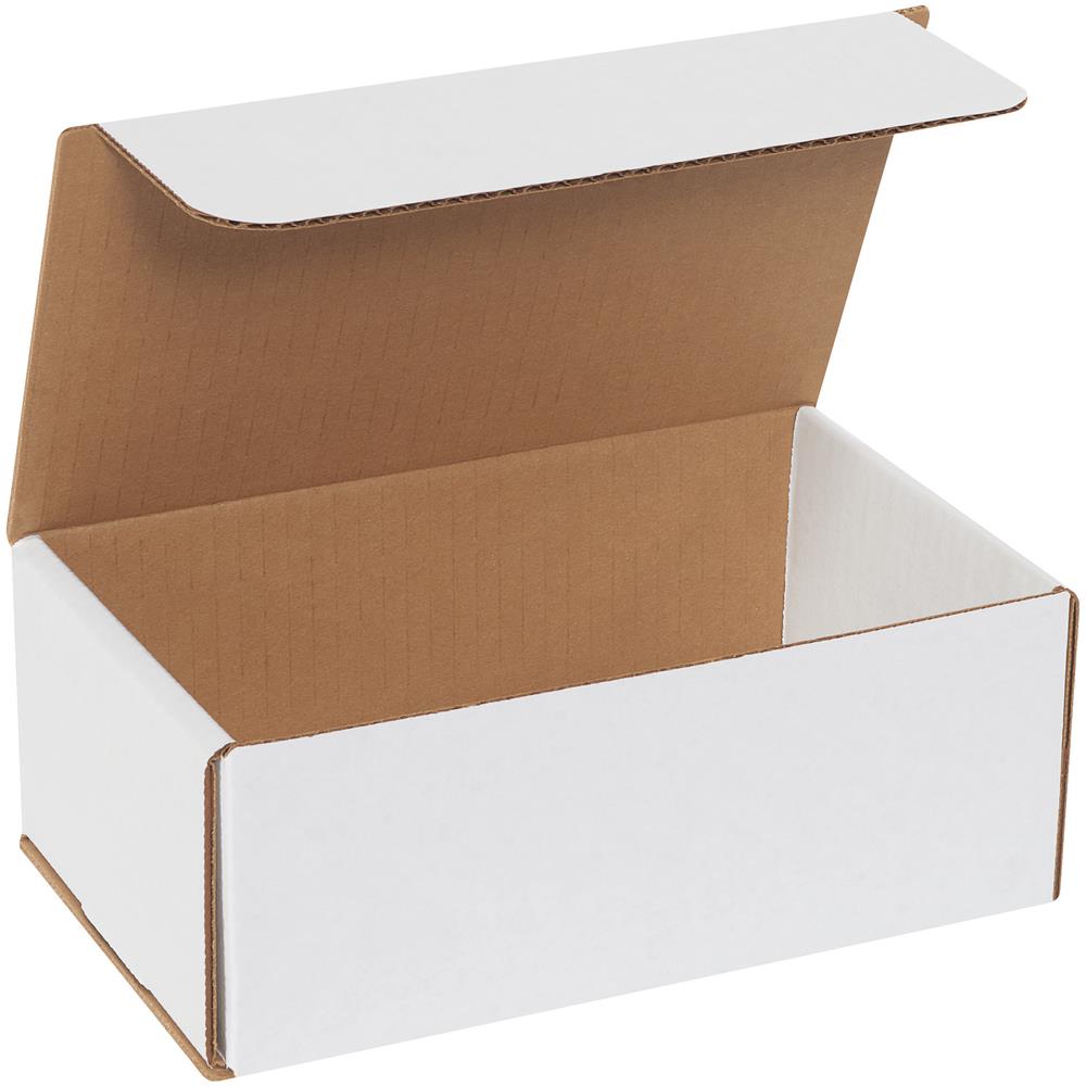 Ship Pro USA 50-Pack 8 In. x 5 In. x 3 In. White Corrugated Mailers at ...
