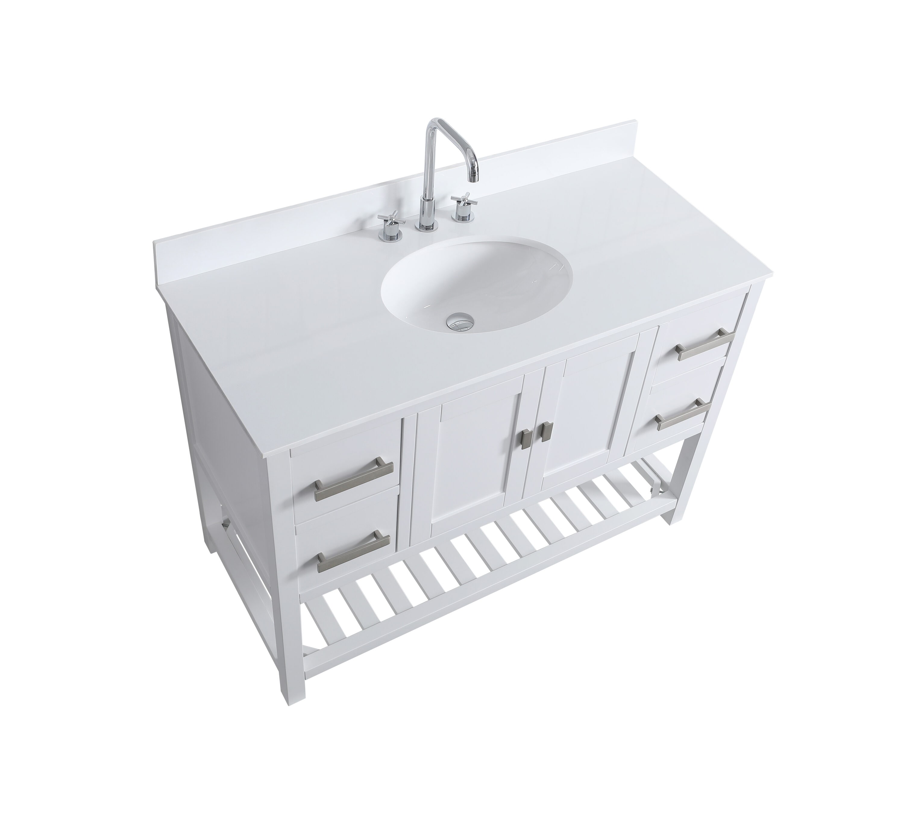 Design Element DEC055-48-W-CB vanities - View #4