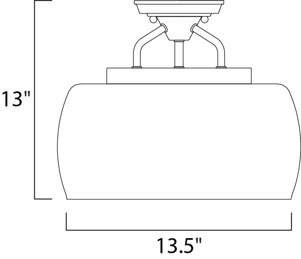 Maxim Lighting 26130CLBZAB flushmounts - View #5