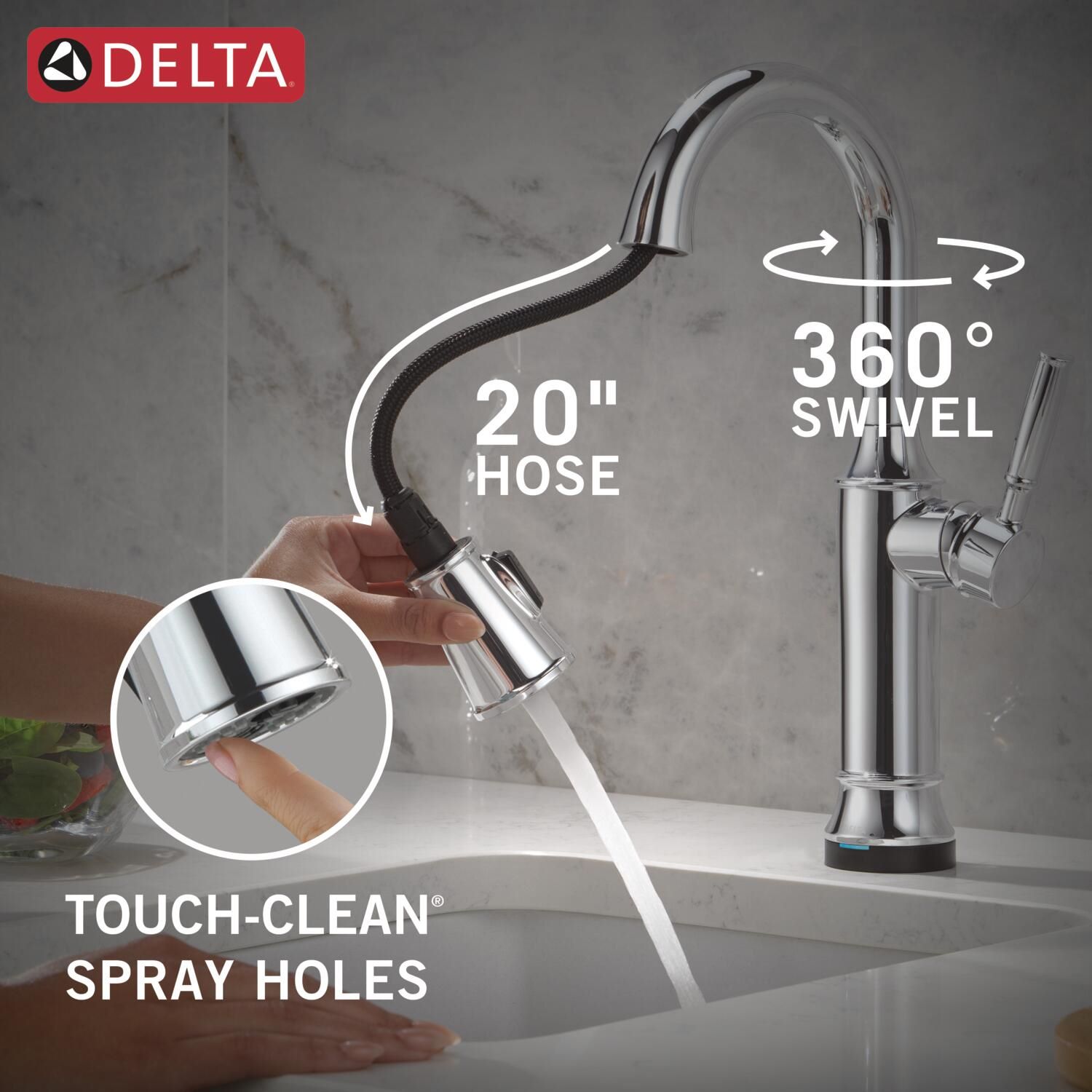 Delta 9984TL-PR-DST Kitchen-Faucets - View #9