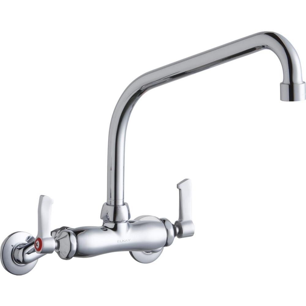 Elkay LK945HA10L2T Chrome 2-handle Utility Faucet