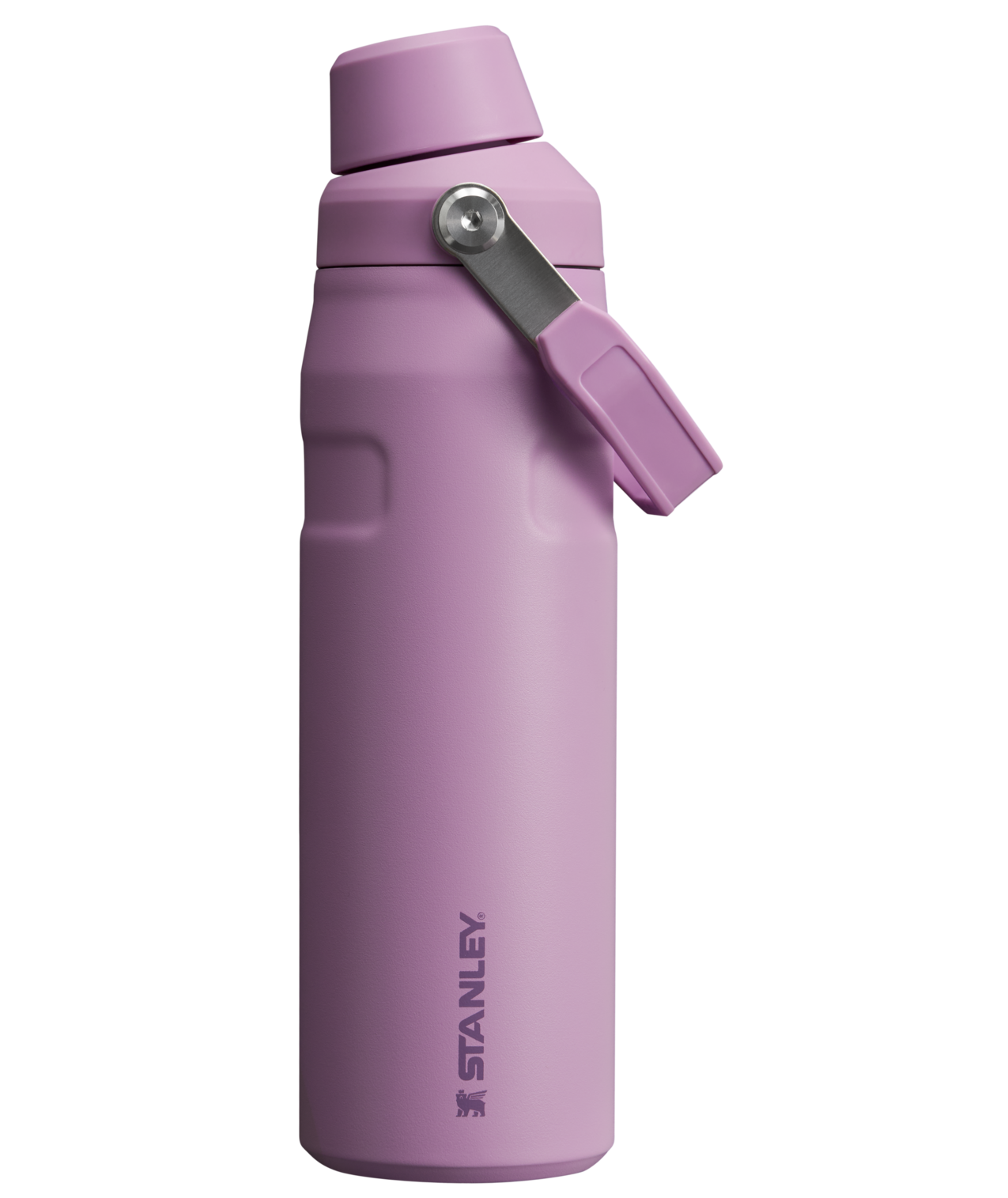 Stanley 10-11287-224 Iceflow Bottle with Fast Flow Lid 24 -fl oz Stainless steel Insulated Water bottle - Lilac