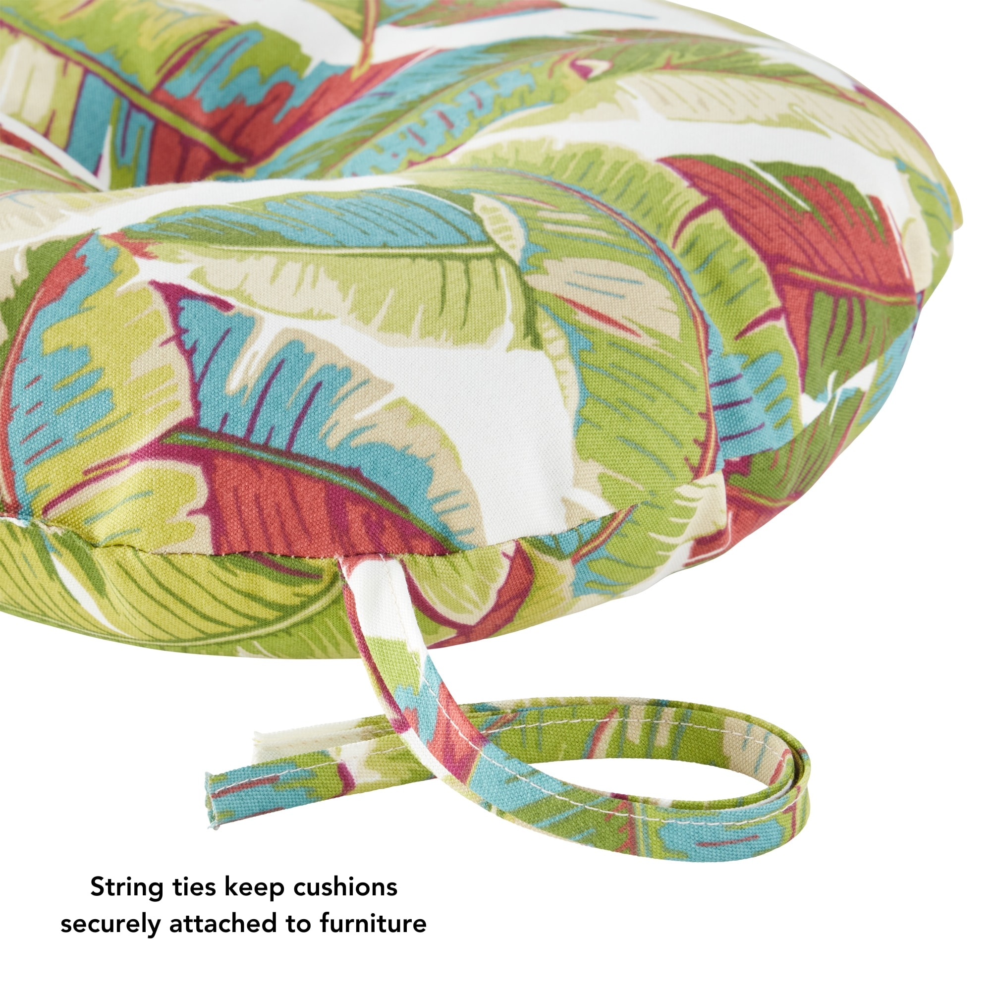Greendale Home Fashions OC6816S4-PALM-MULTI Patio-Furniture-Cushions - View #4