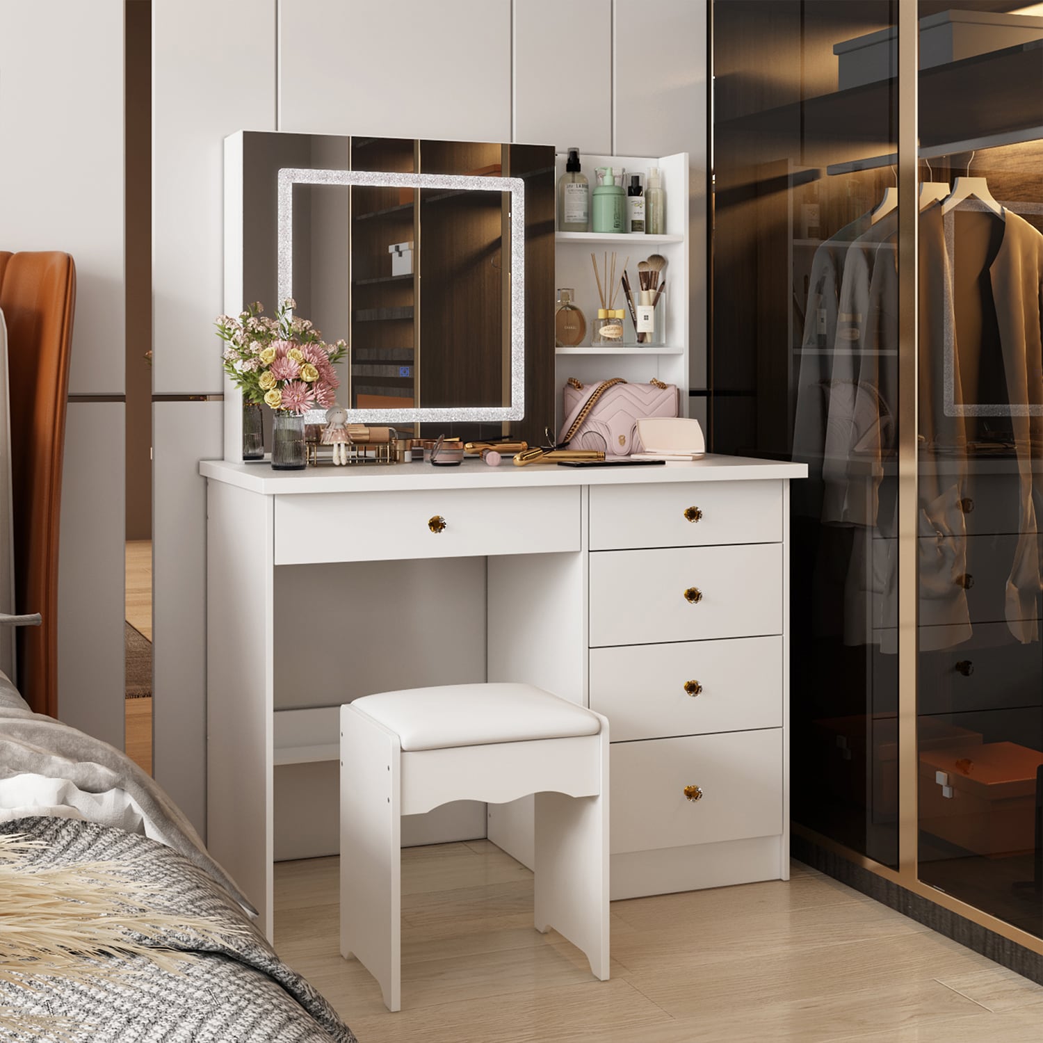 FUFU&GAGA KF210254-01 Bedroom-Vanities - View #2