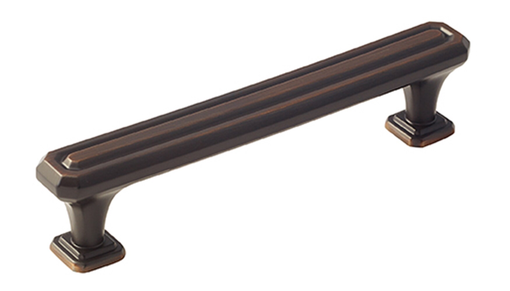 Amerock BP36549ORB Wells 5-1/16-in Center to Center Rectangular Handle Drawer Pulls