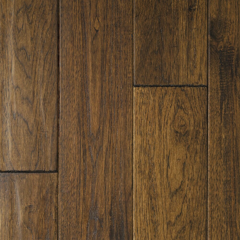 (Sample) Provincial Hickory 3/4-in solid Hardwood Flooring in Brown | - allen + roth 22959