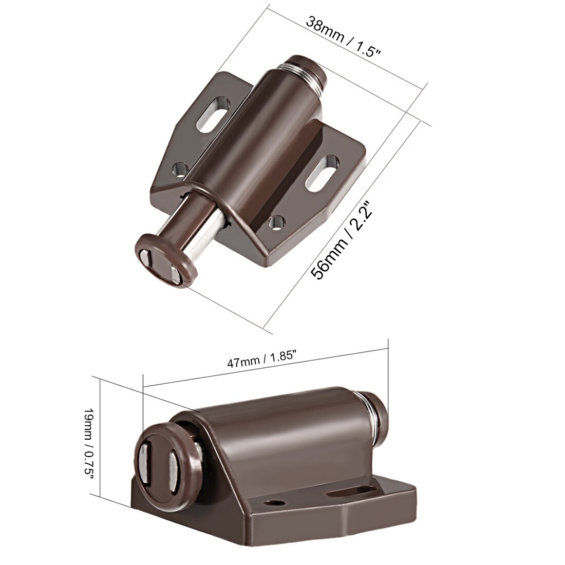 Unique Bargains S25093001UX9558 Cabinet-Latches - View #2