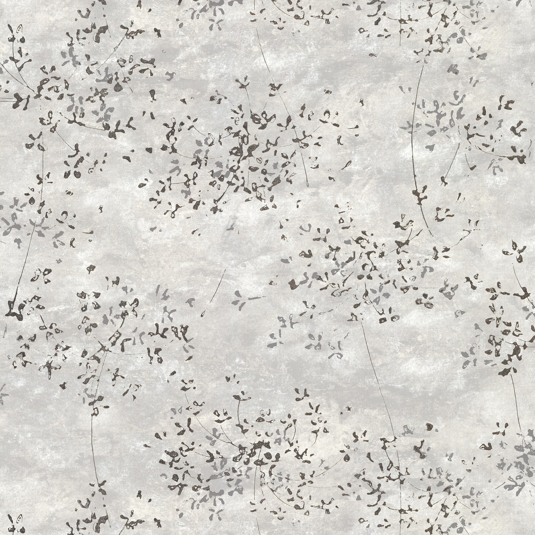 A-Street Prints 4019-86427 Lustre 75.9-Sq. Feet Silver Non-woven Textured Abstract 3D Unpasted Wallpaper