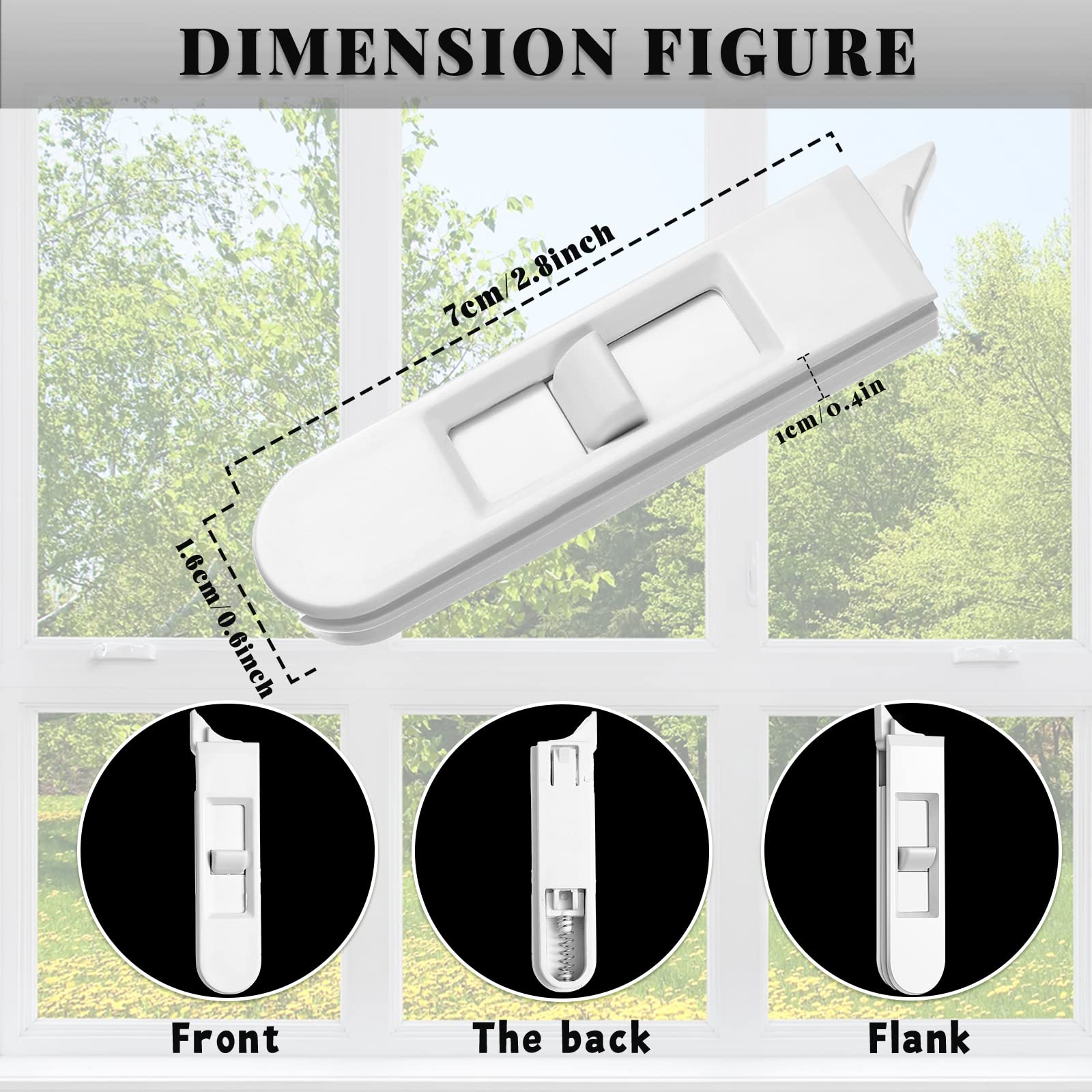 Aoibox LABI2XA6 Window-Tilt-Latches - View #2