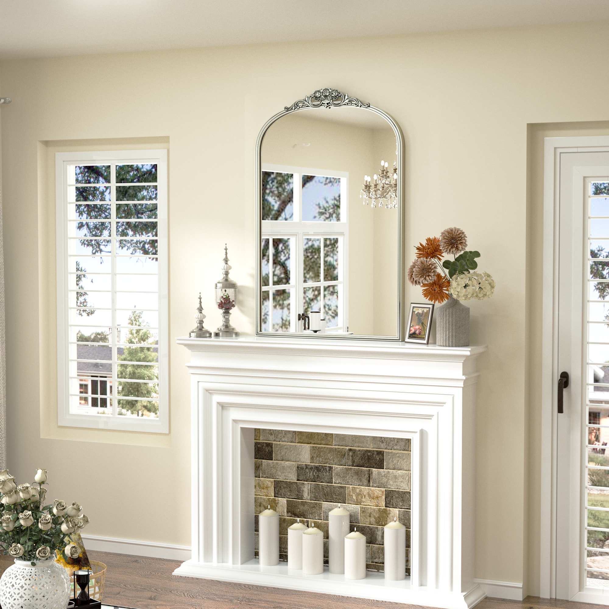 Keonjinn LW-JZ-CXFD-6091-SI Decor-Mirrors - View #2