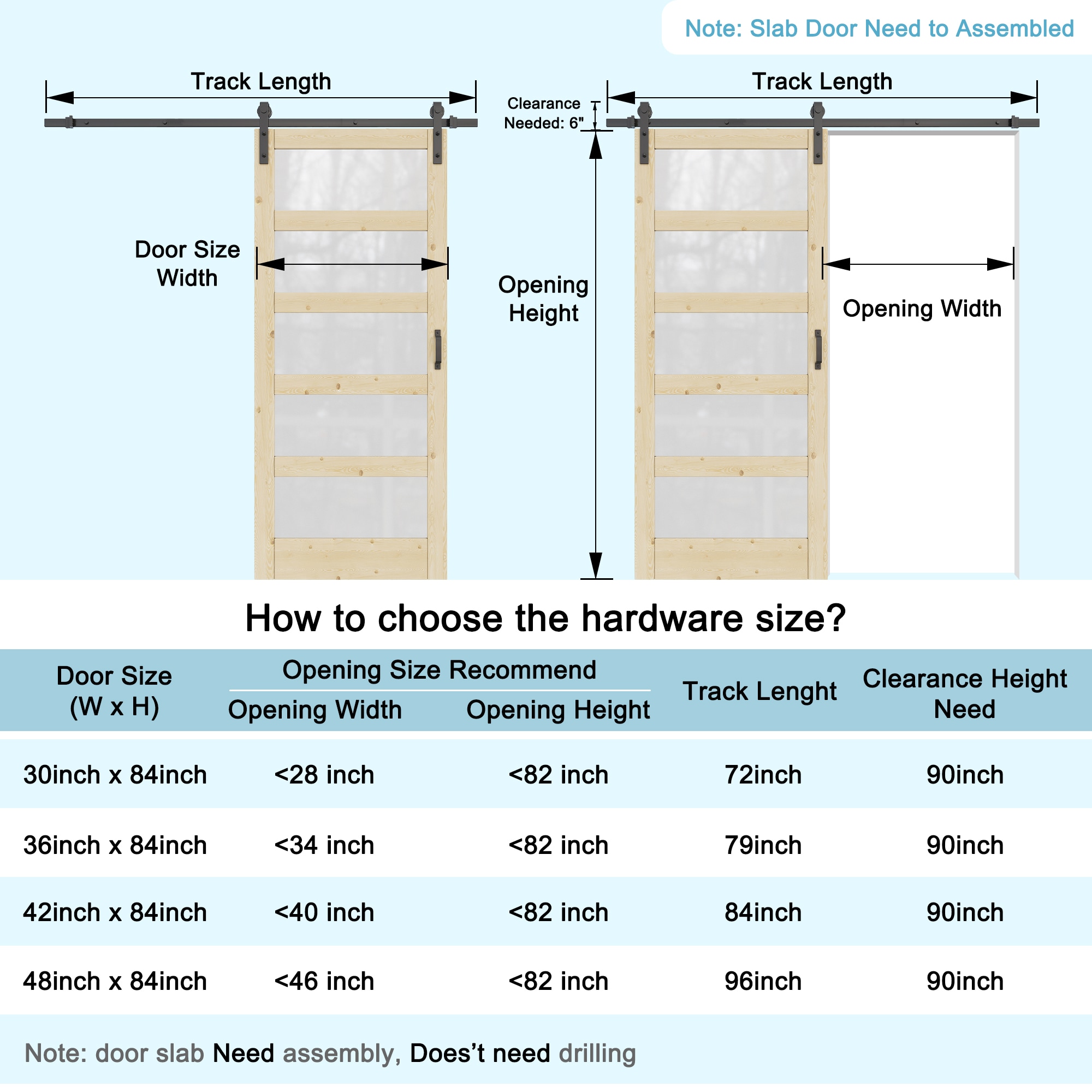 JUJUBON IN-BDPN-BD1-G-5L-42 Barn-Doors - View #7