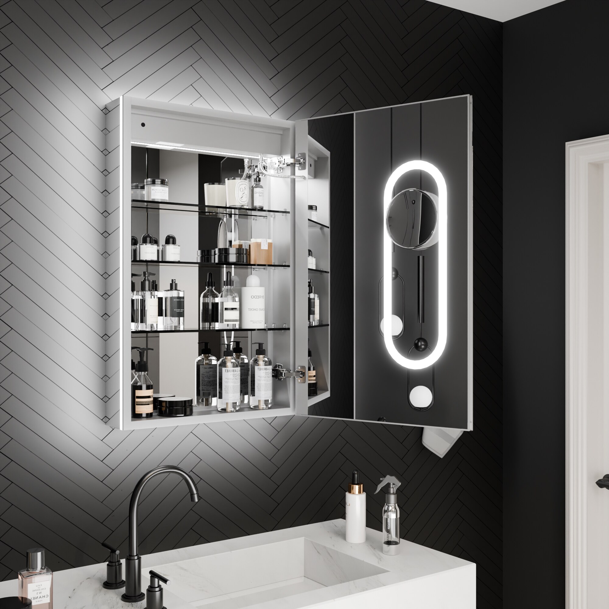 ExBrite W7MC2436R Bathroom-Medicine-Cabinets - View #9
